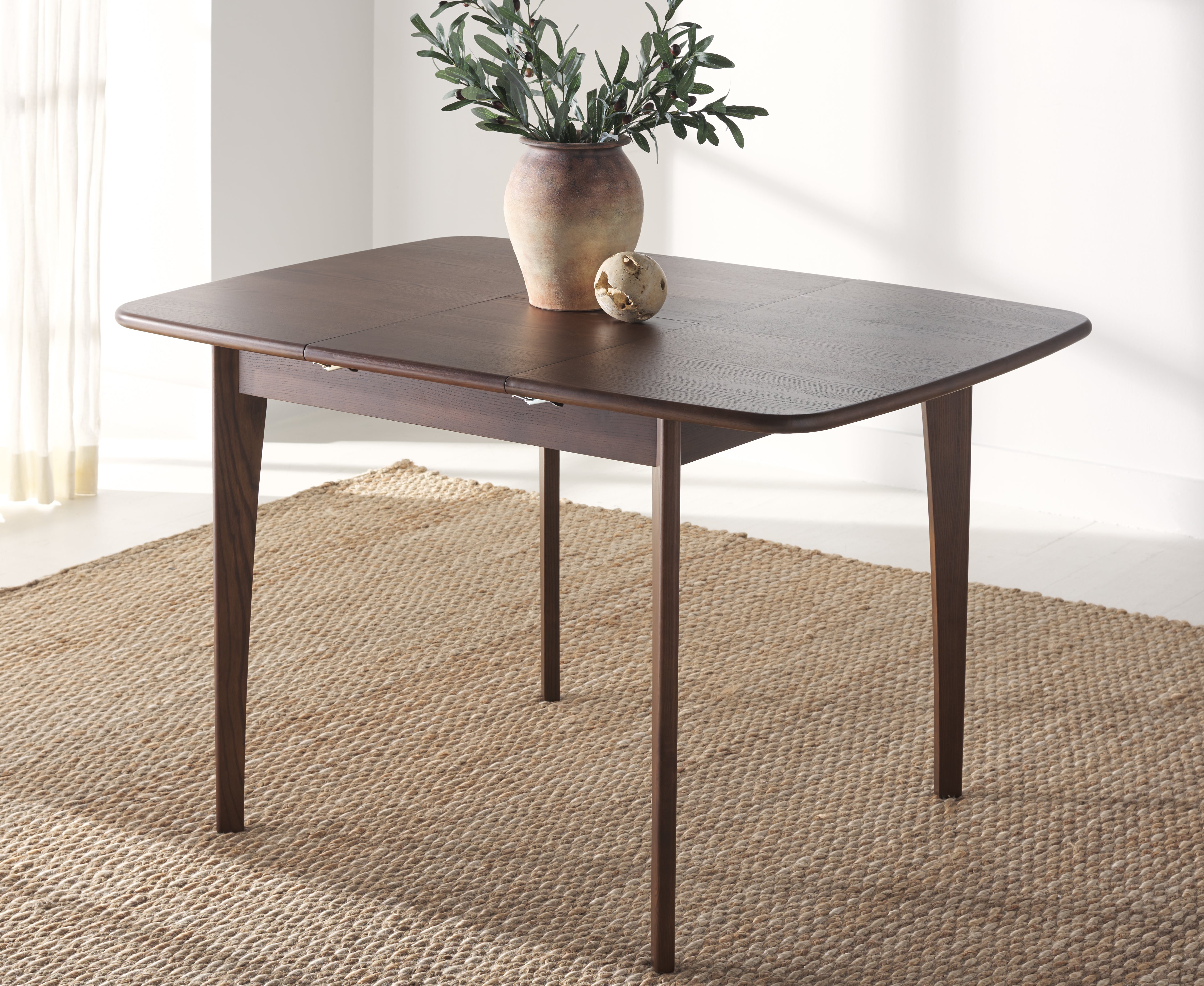 Safavieh Couture Barbossa Extendable Dining Table, SFV4206 - Walnut