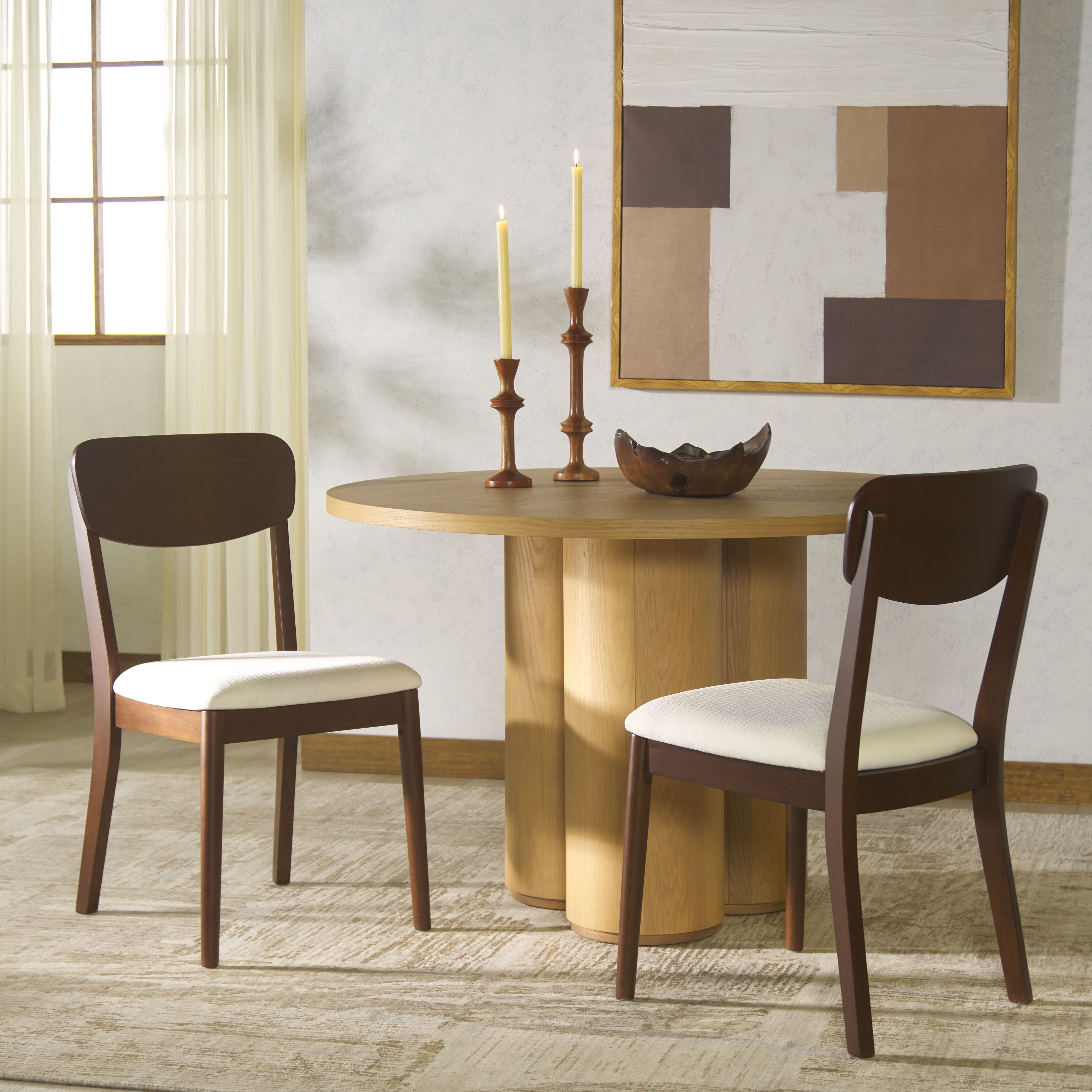 WALNUT / WHITE