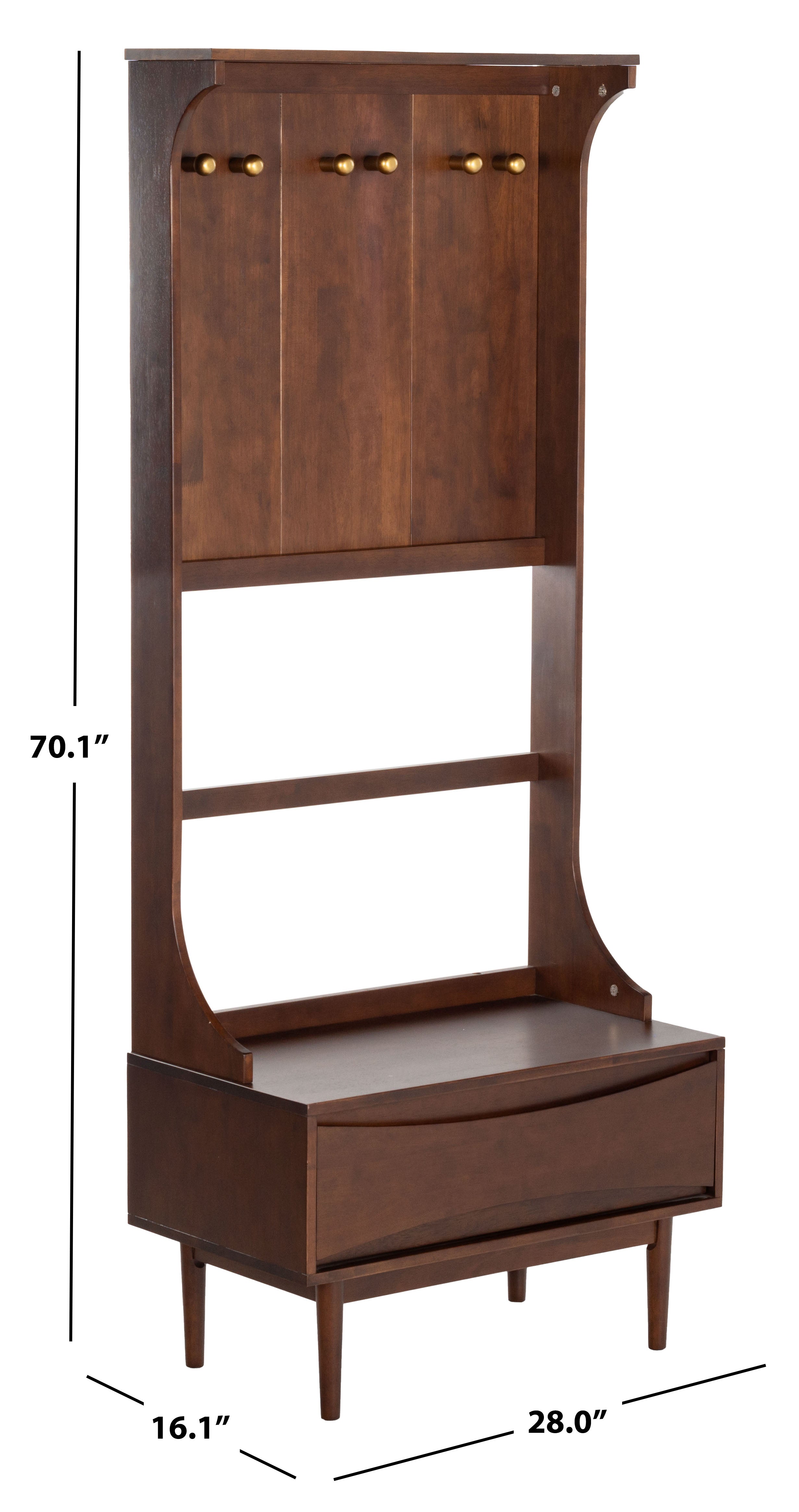 WALNUT / GOLD