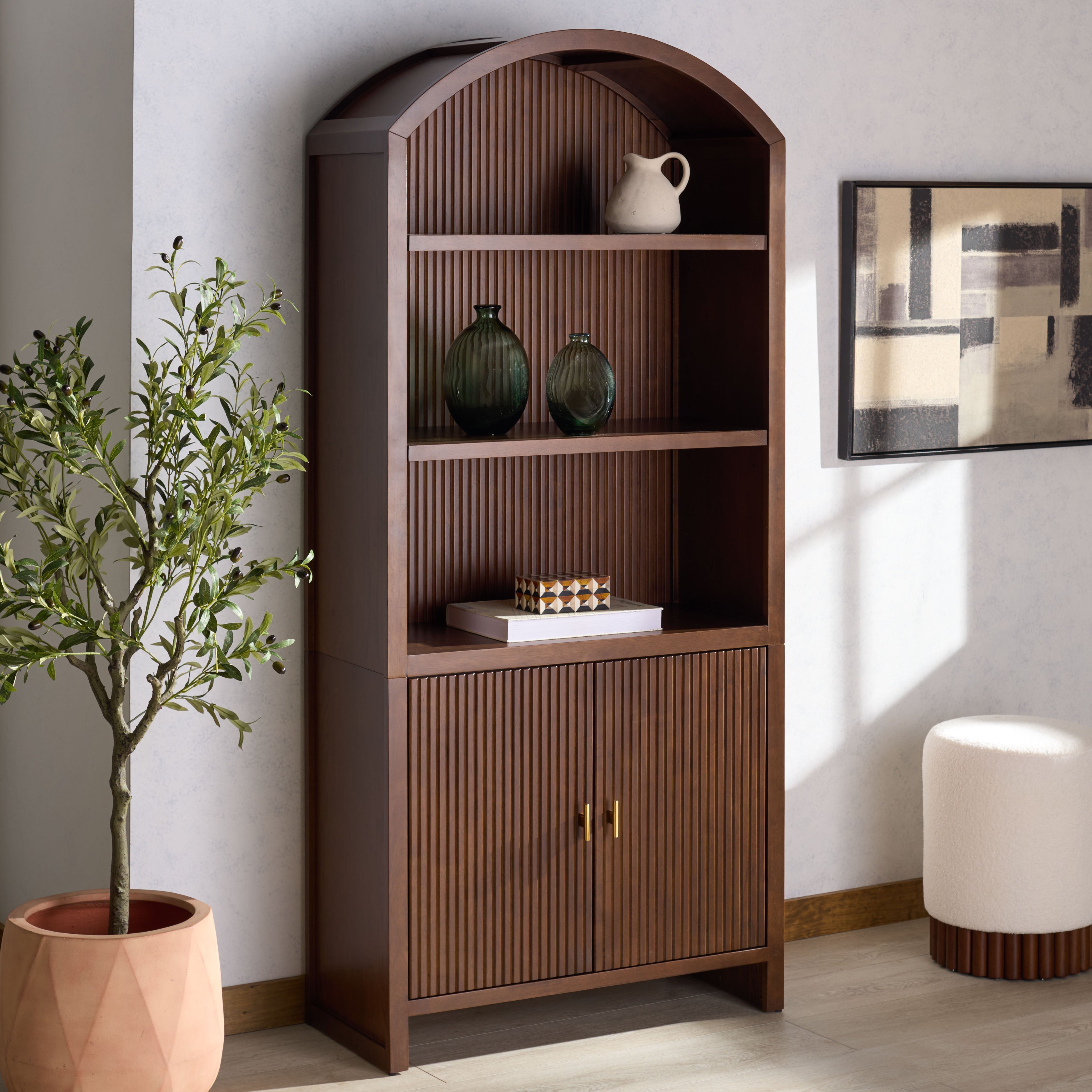 WALNUT / BRASS