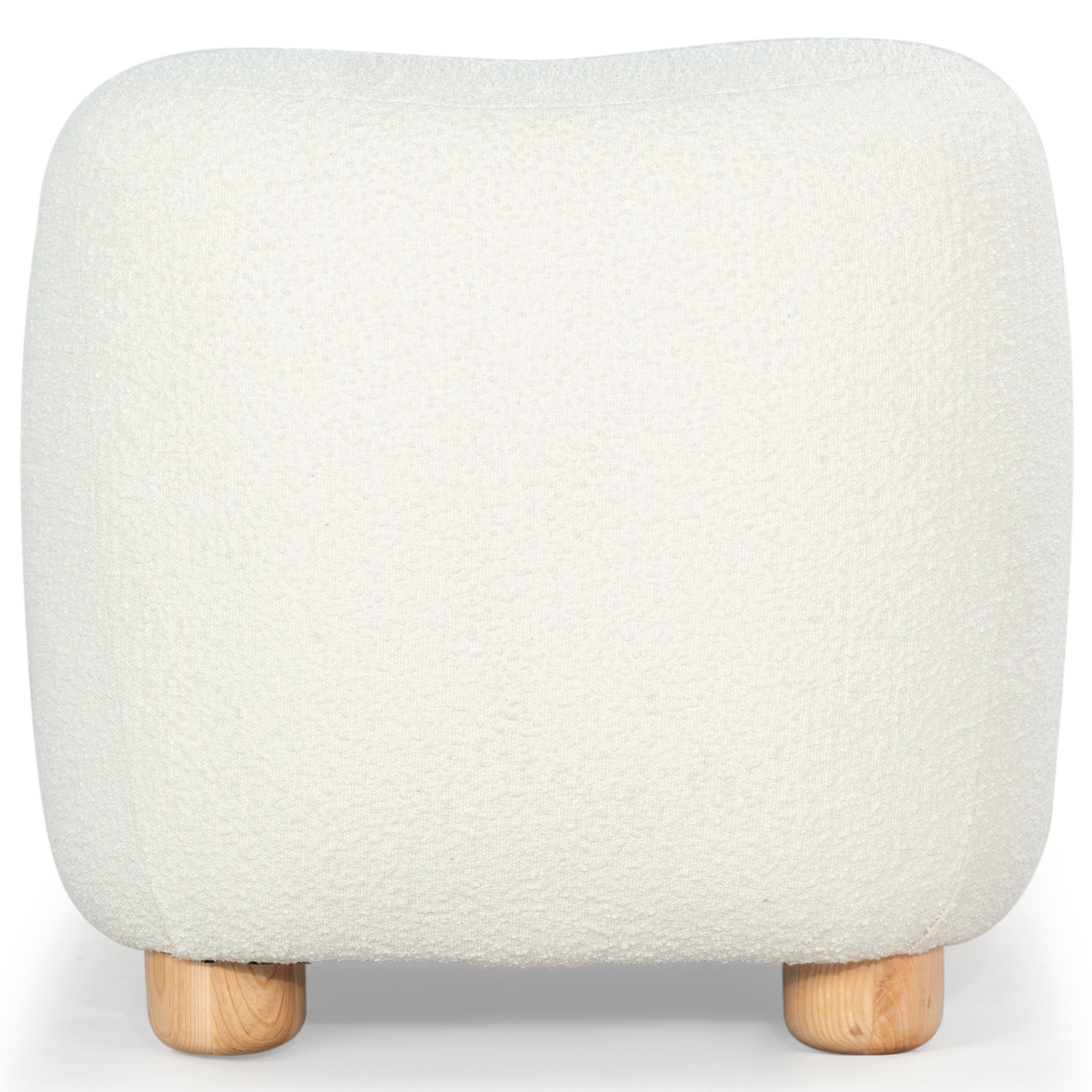 Safavieh Couture Dyanna Boucle Accent Chair, SFV4600 - Ivory / Natural