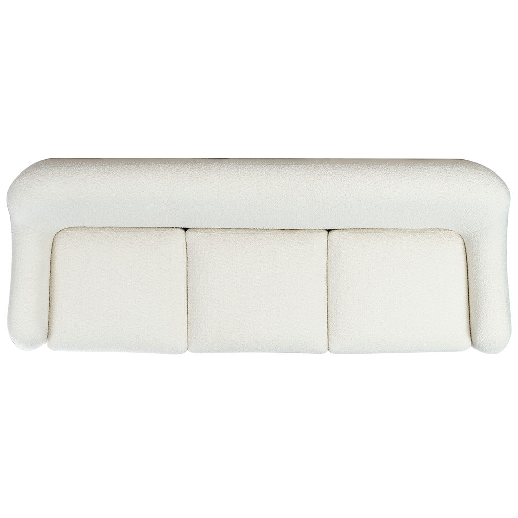 Safavieh Couture Dyanna Boucle Sofa, SFV4601 - Ivory / Natural