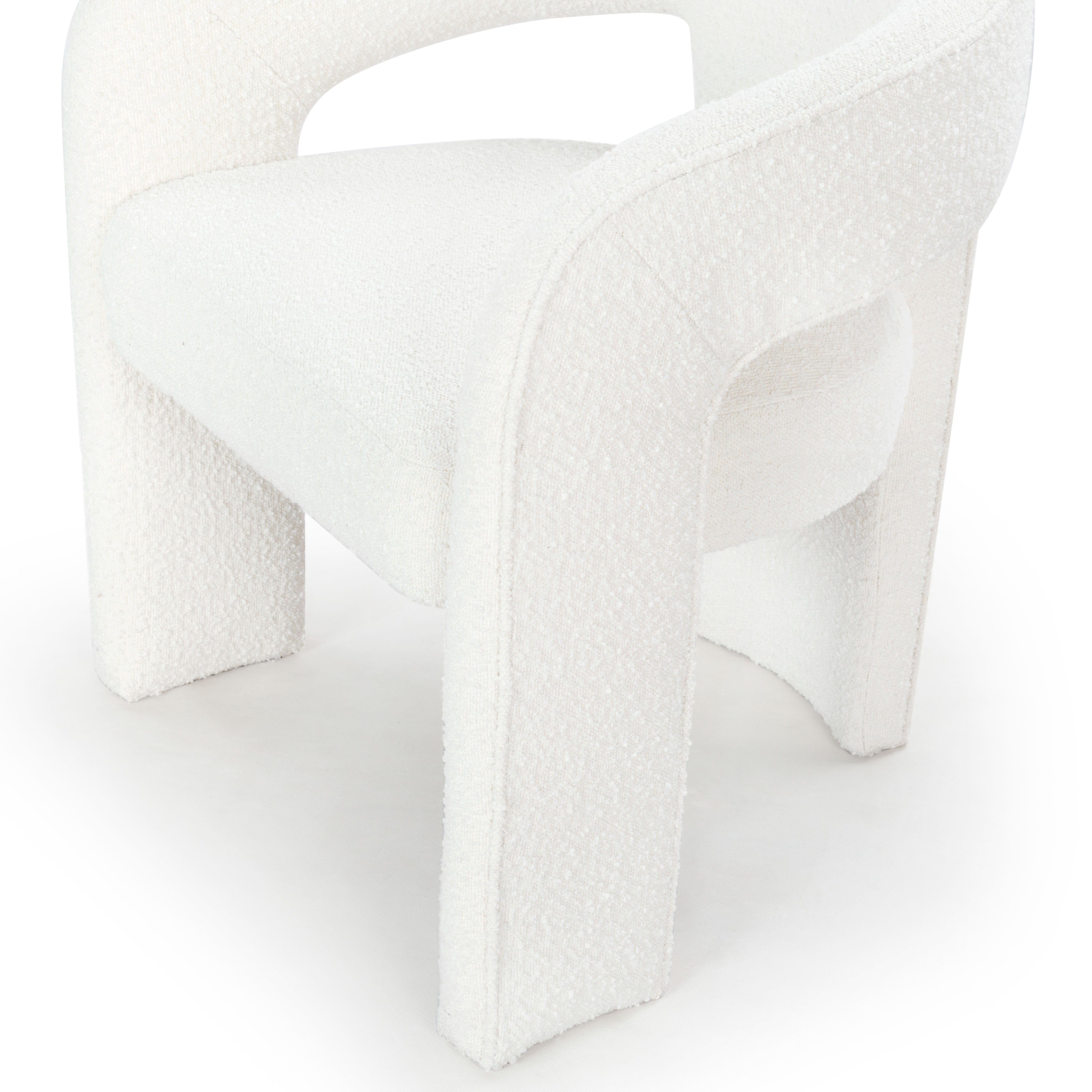 Safavieh Couture Catharia 3 Leg Dining Chair, SFV4602 - Ivory