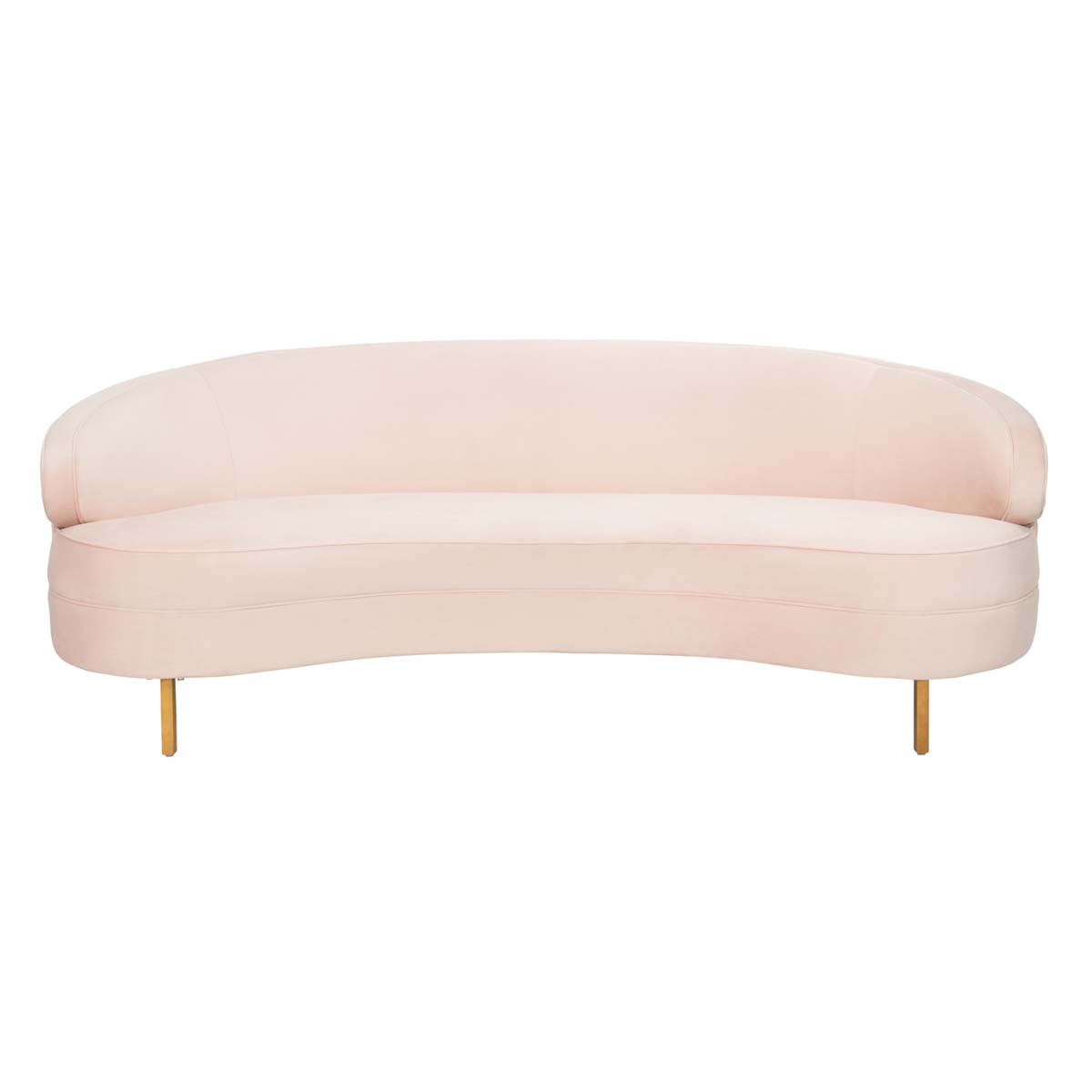 Primrose Curved Sofa | Safavieh Couture - Light Pink