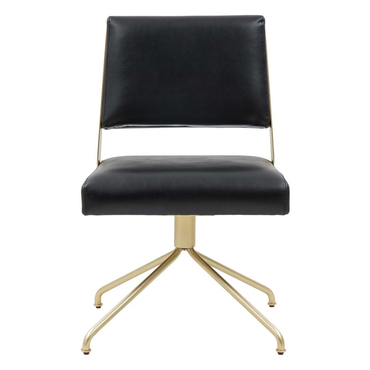 Emmeline Swivel Office Chair - Black / Gold