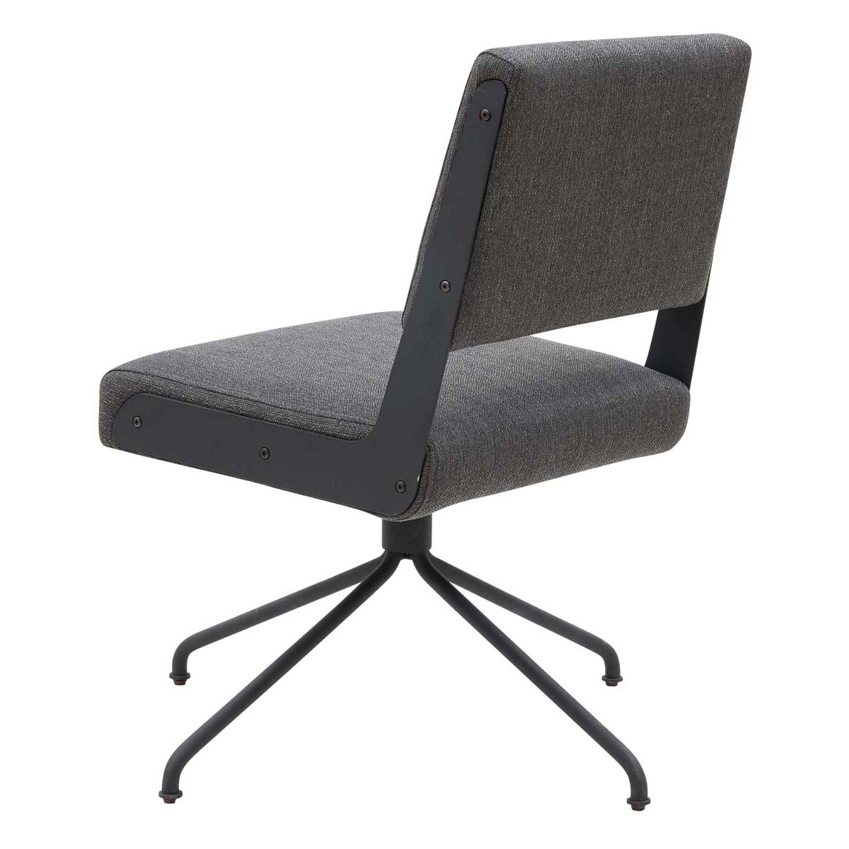 Couture Emmeline Swivel Office Chair - Slate Grey / Black