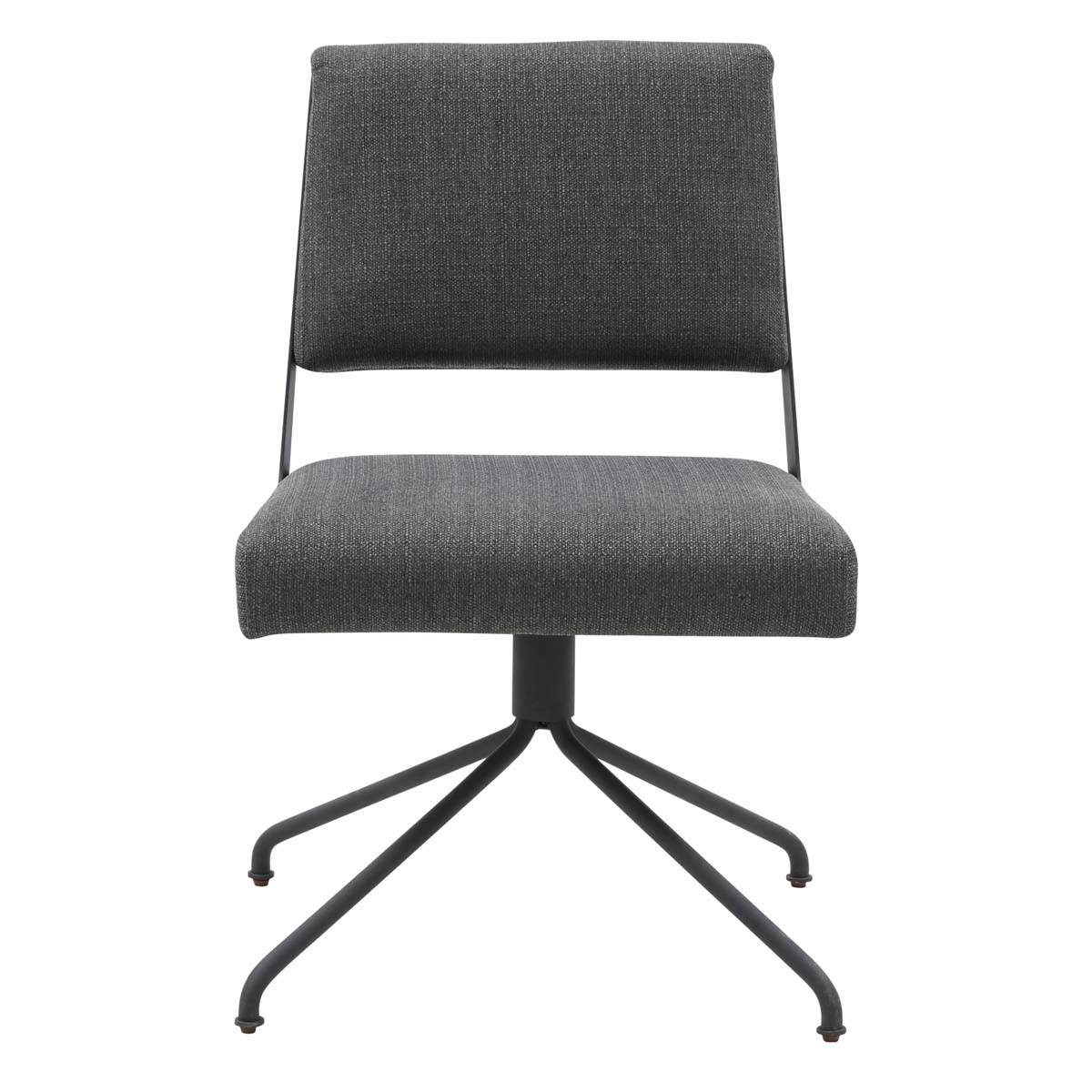 Emmeline Swivel Office Chair - Slate Grey / Black