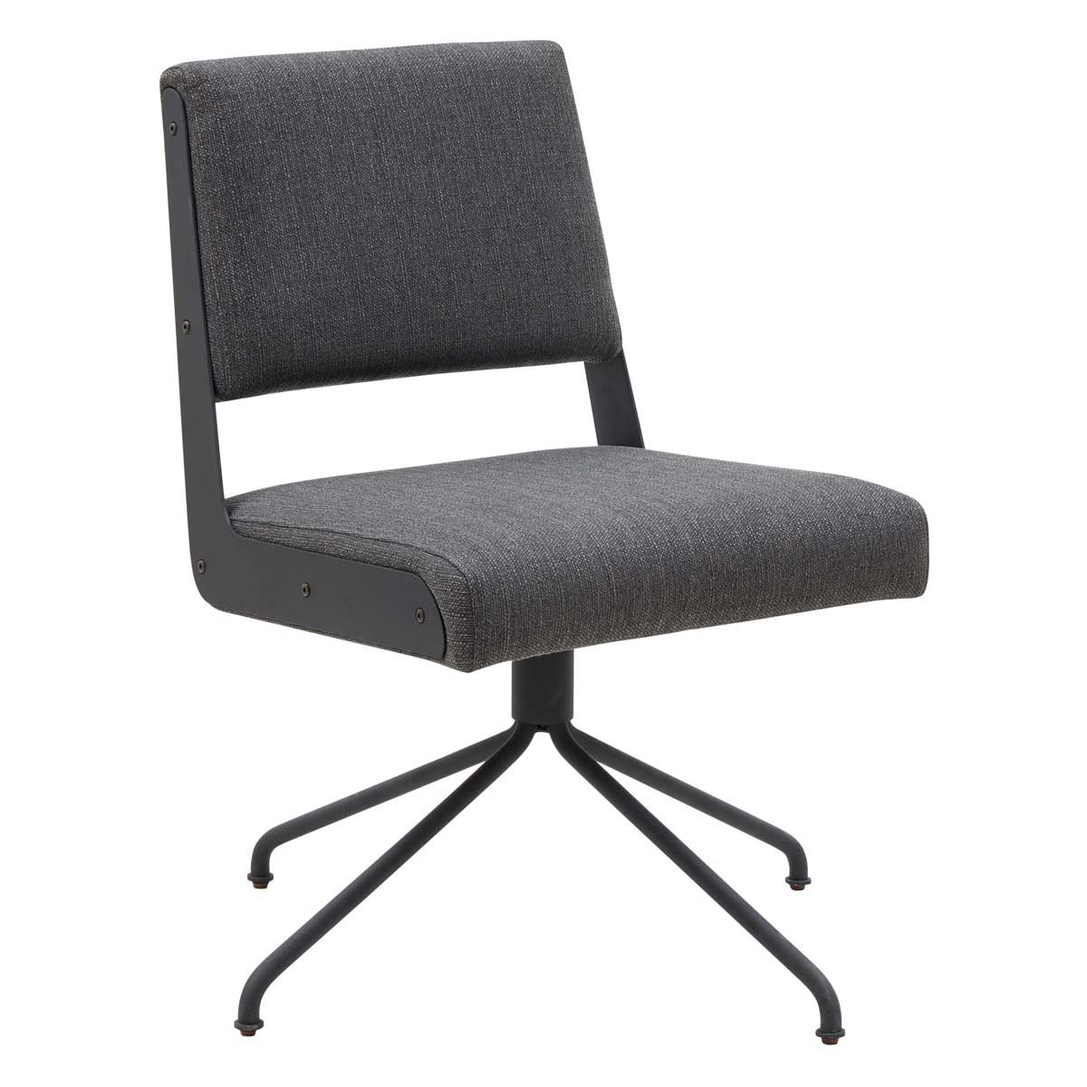 Couture Emmeline Swivel Office Chair - Slate Grey / Black