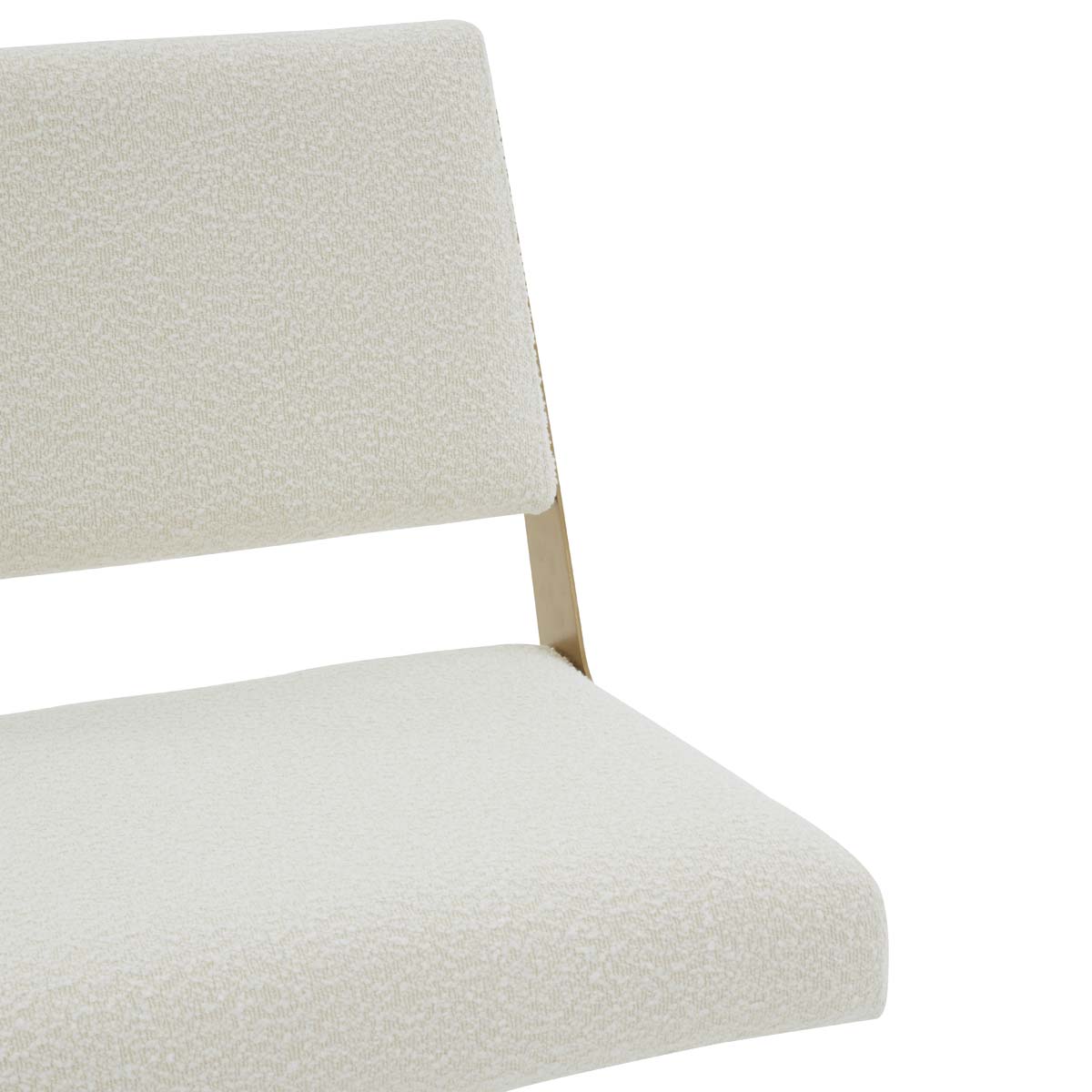 Couture Emmeline Swivel Office Chair - Ivory / Gold