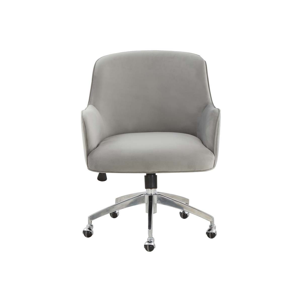 Kierstin Adjustable Desk Chair - Light Grey / Silver