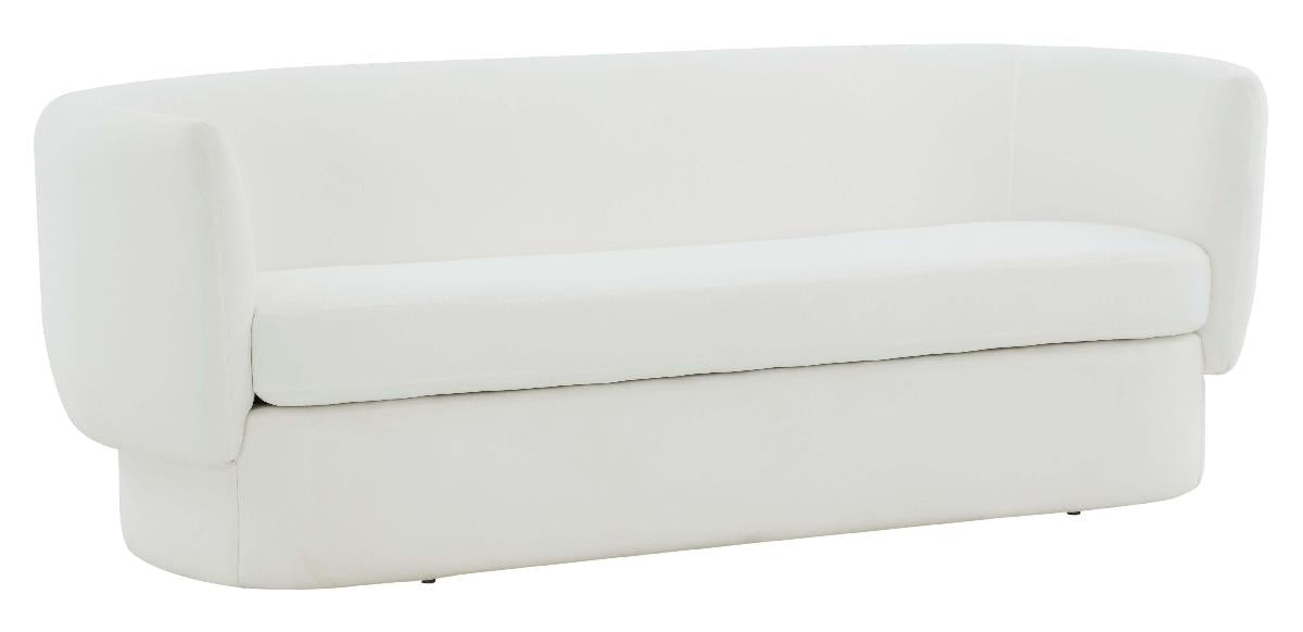 Safavieh Couture Mariano Curved Sofa - White