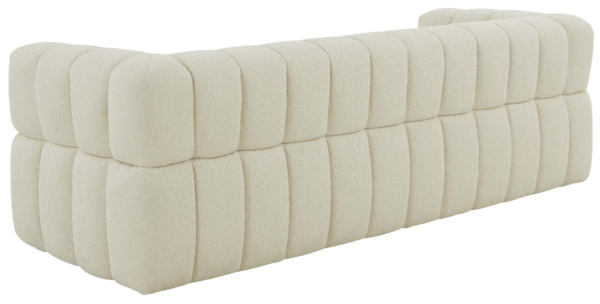 Safavieh Couture Calyna Channel Tufted Boucle Sofa - Cream