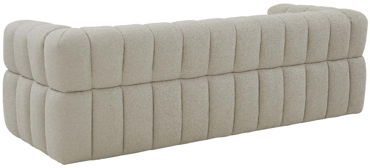 Safavieh Couture Calyna Channel Tufted Boucle Sofa - Light Grey