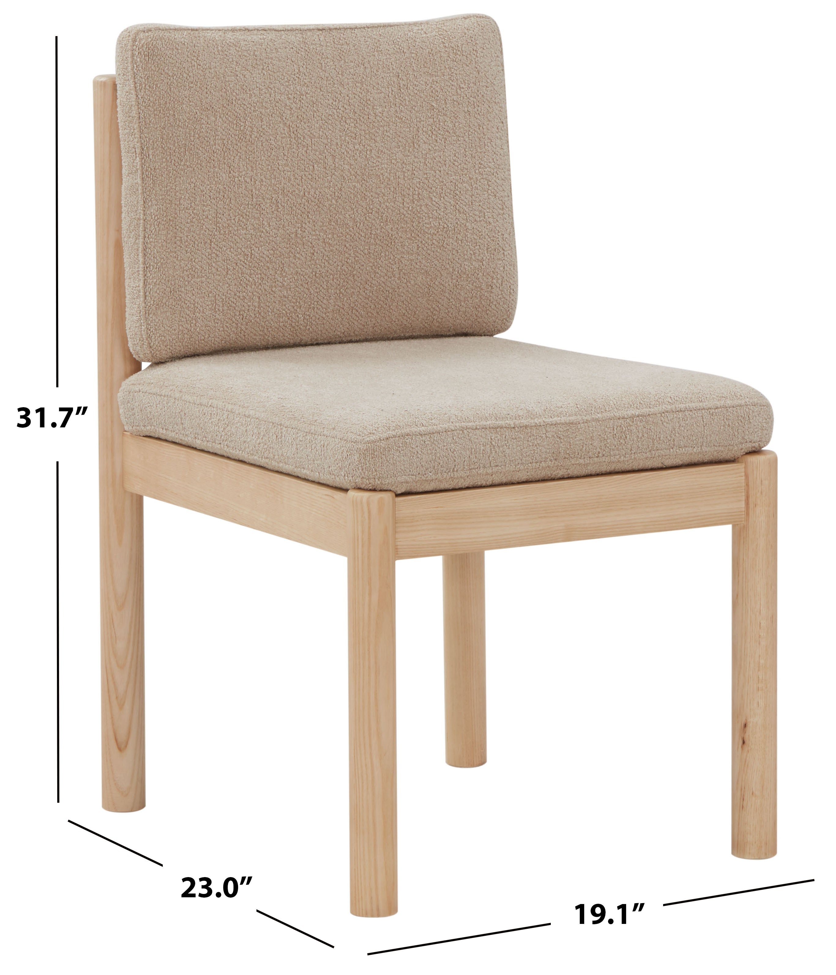 Kalmia Boucle Dining Chair | Safavieh Couture - SFV4839