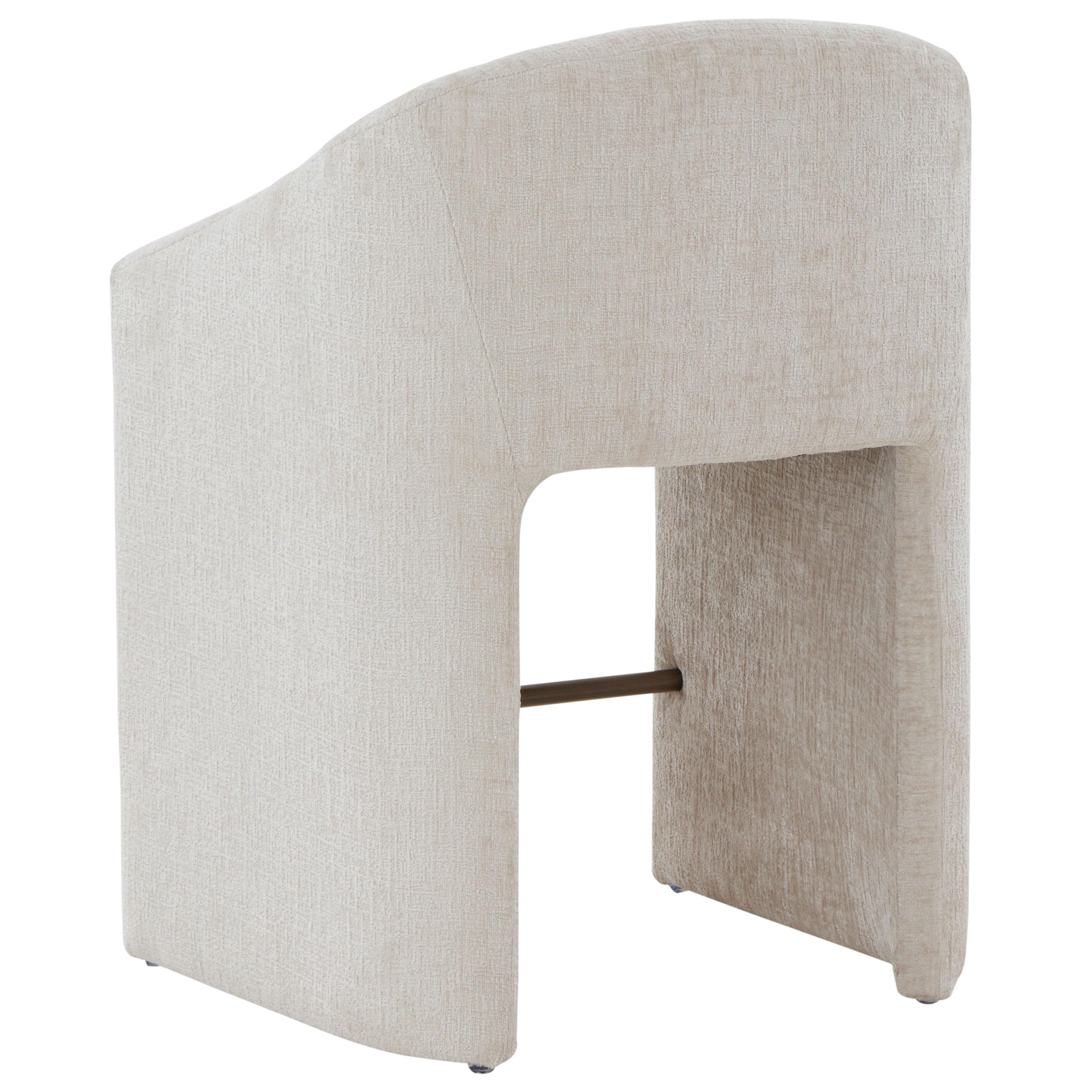 Kagan Chenille Counter Stool | Safavieh Couture - SFV4857 - Cream