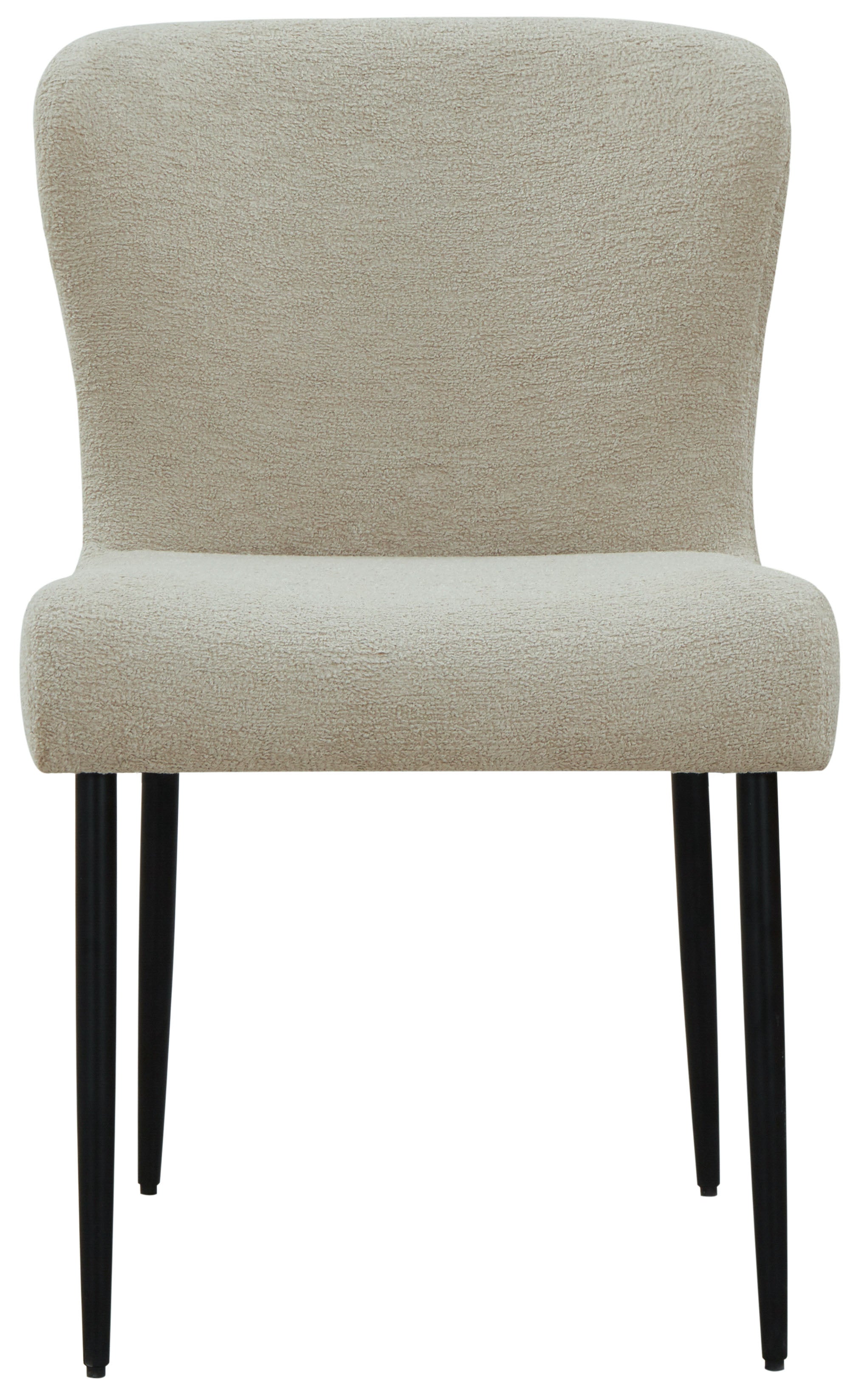 Katlynn Boucle Dining Chair | Safavieh Couture - SFV4867 - Taupe / Black