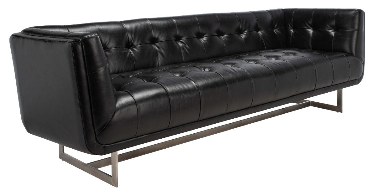 Safavieh Couture Mcneill Tufted Sofa - Black