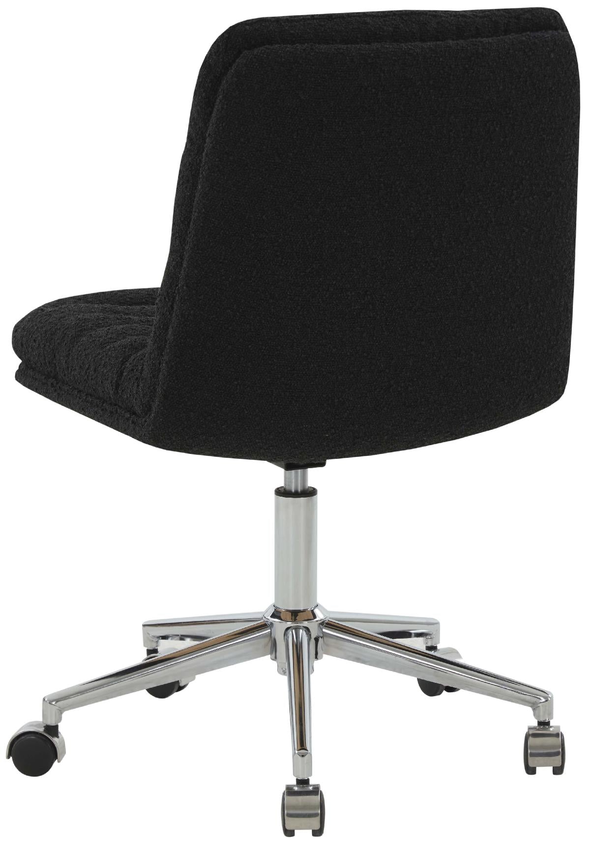 Couture Decolin Swivel Desk Chair - Black / Silver