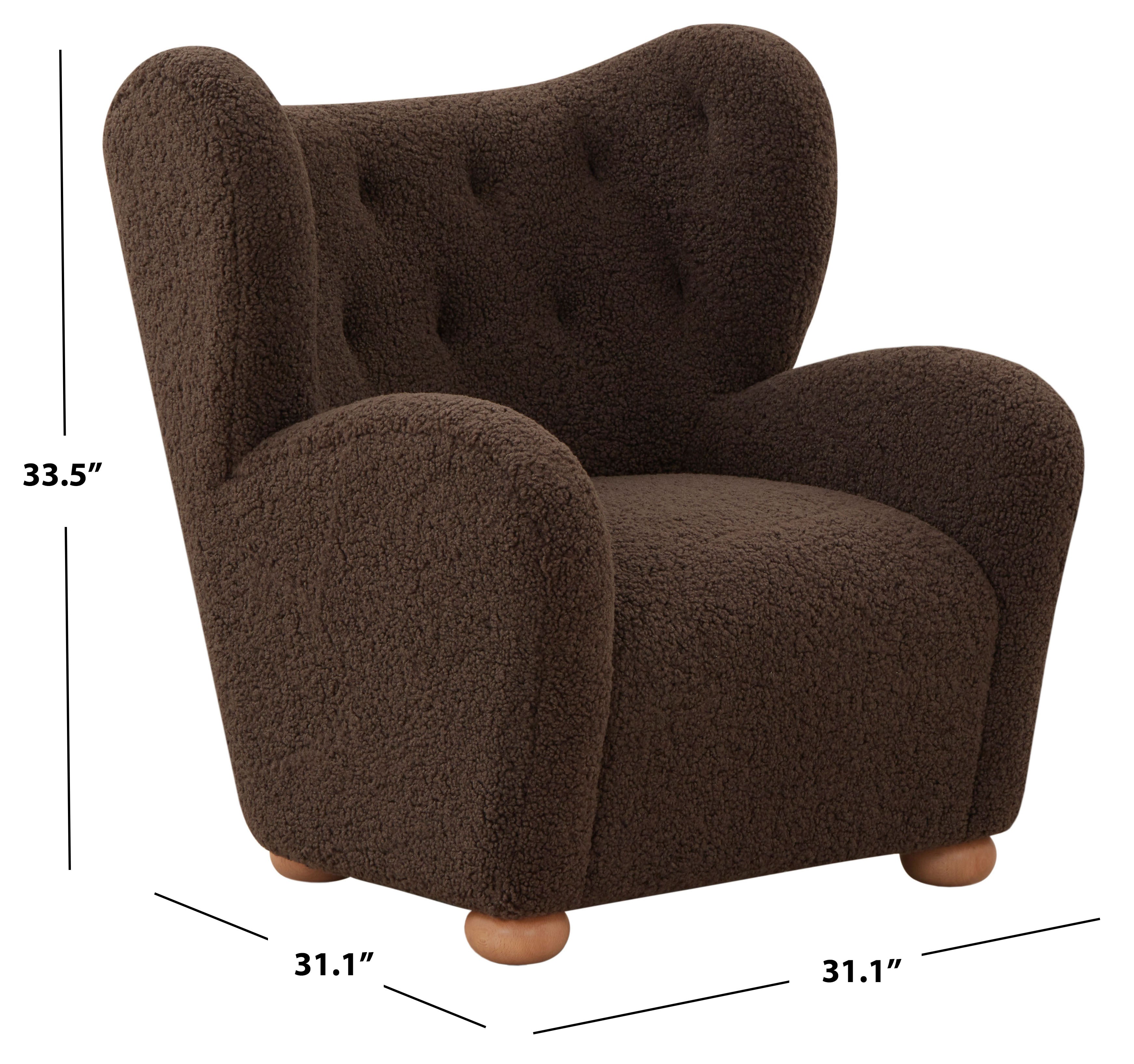 Galloway Wingback Accent Chair | Safavieh Couture - SFV5139A