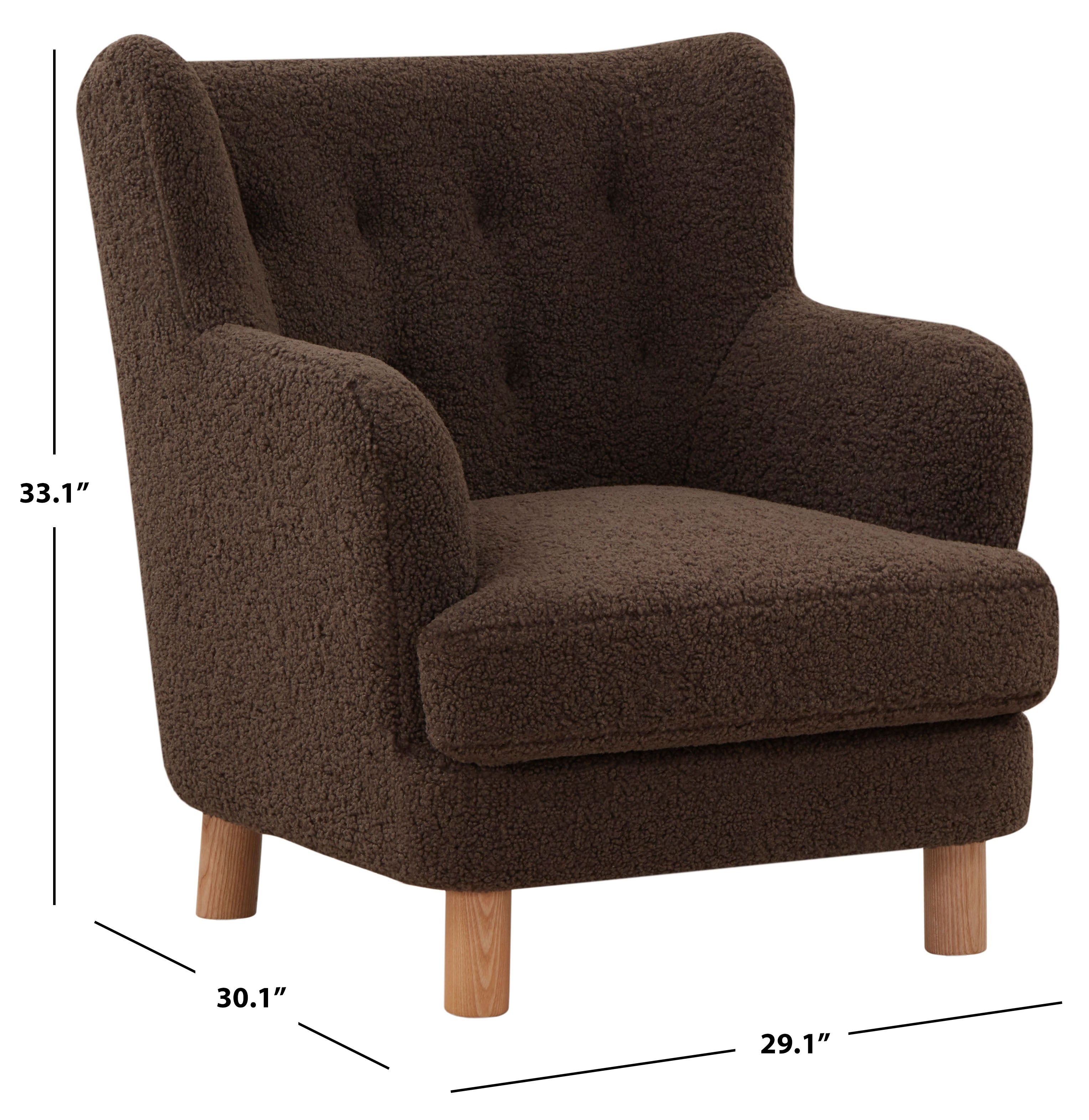 Rainier Wingback Accent Chair | Safavieh Couture - SFV5140