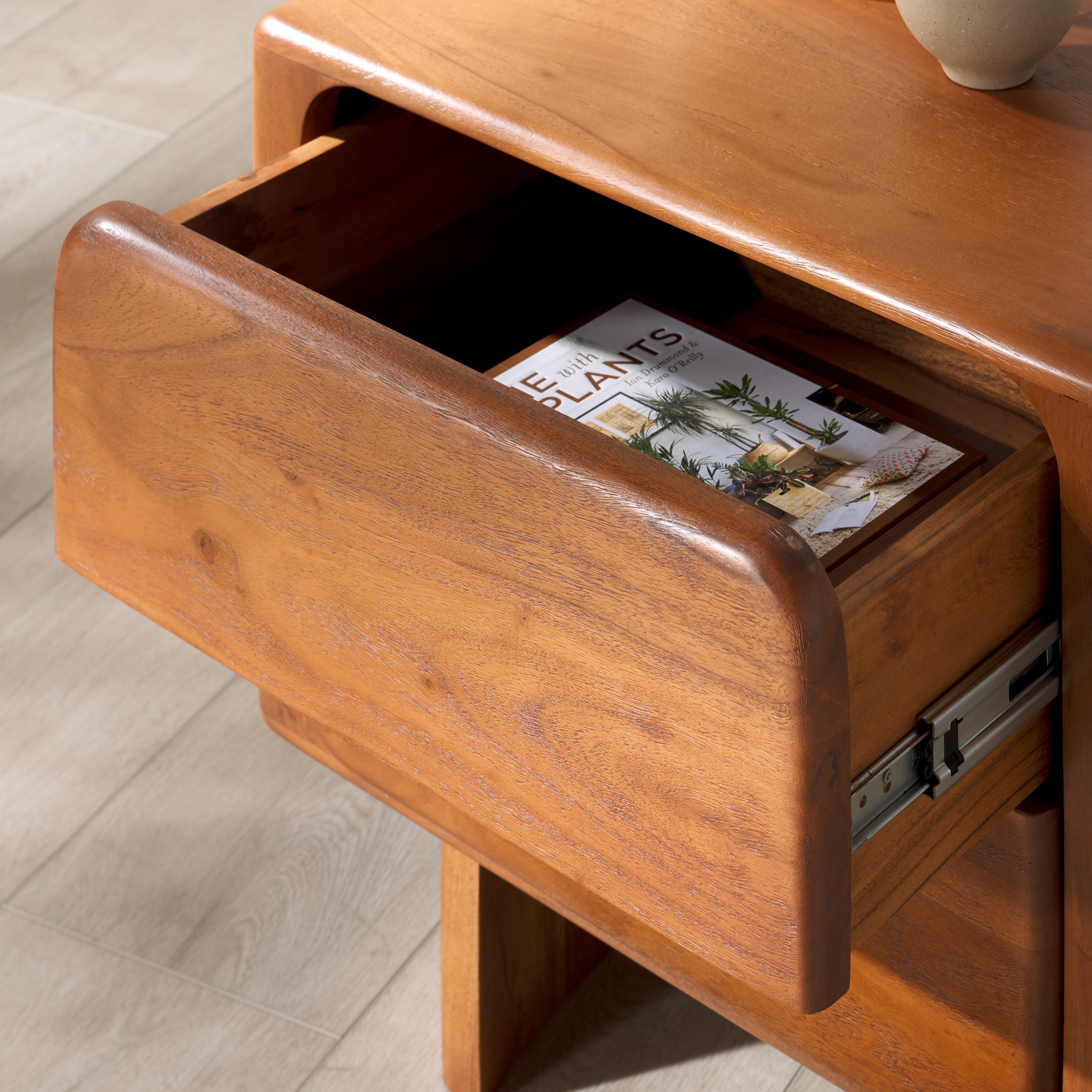 Finley 2 Drawer Wood Nightstand | Safavieh Couture - SFV5750