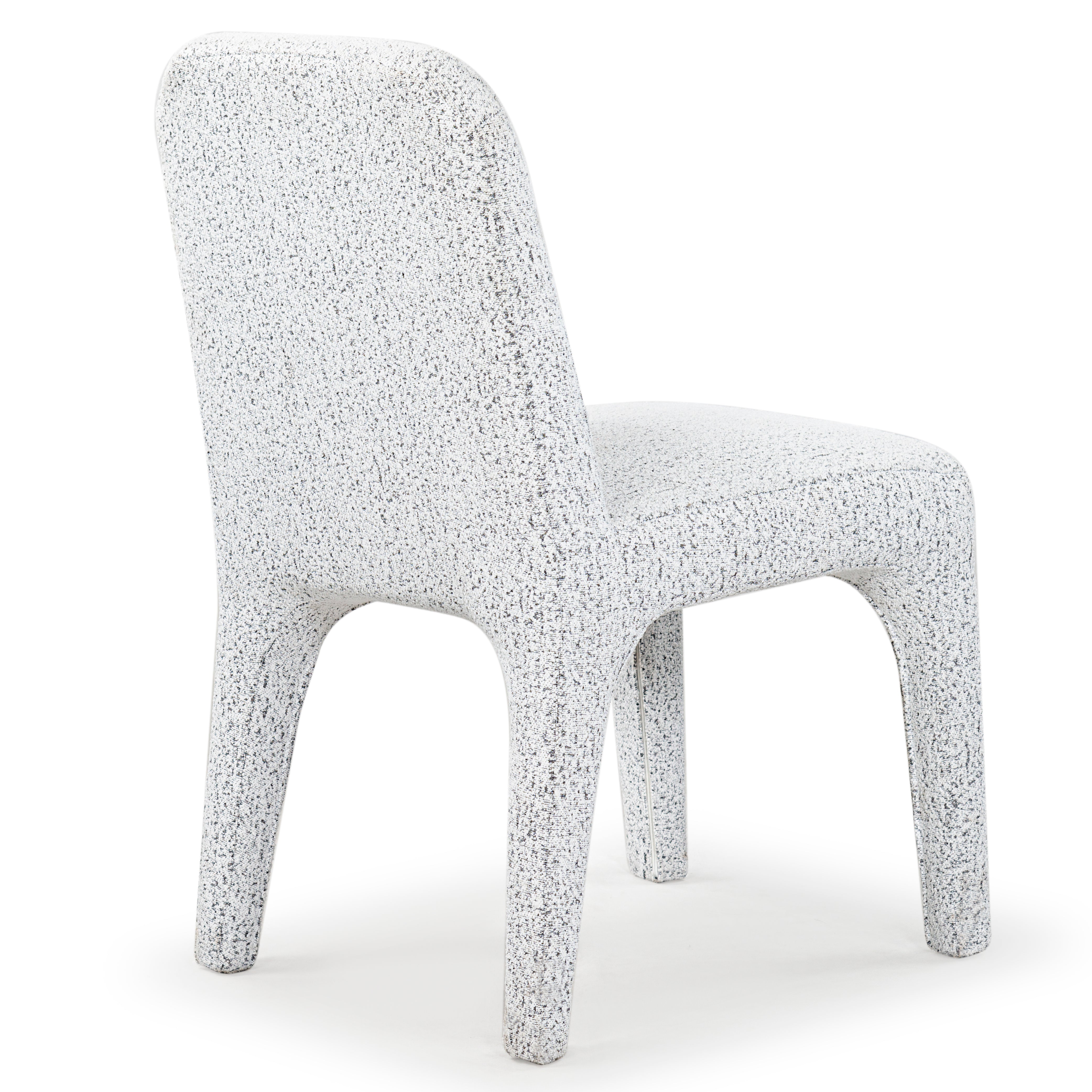 Safavieh Couture Maricelle Boucle Dining Chair, SFV6102 - White / Black