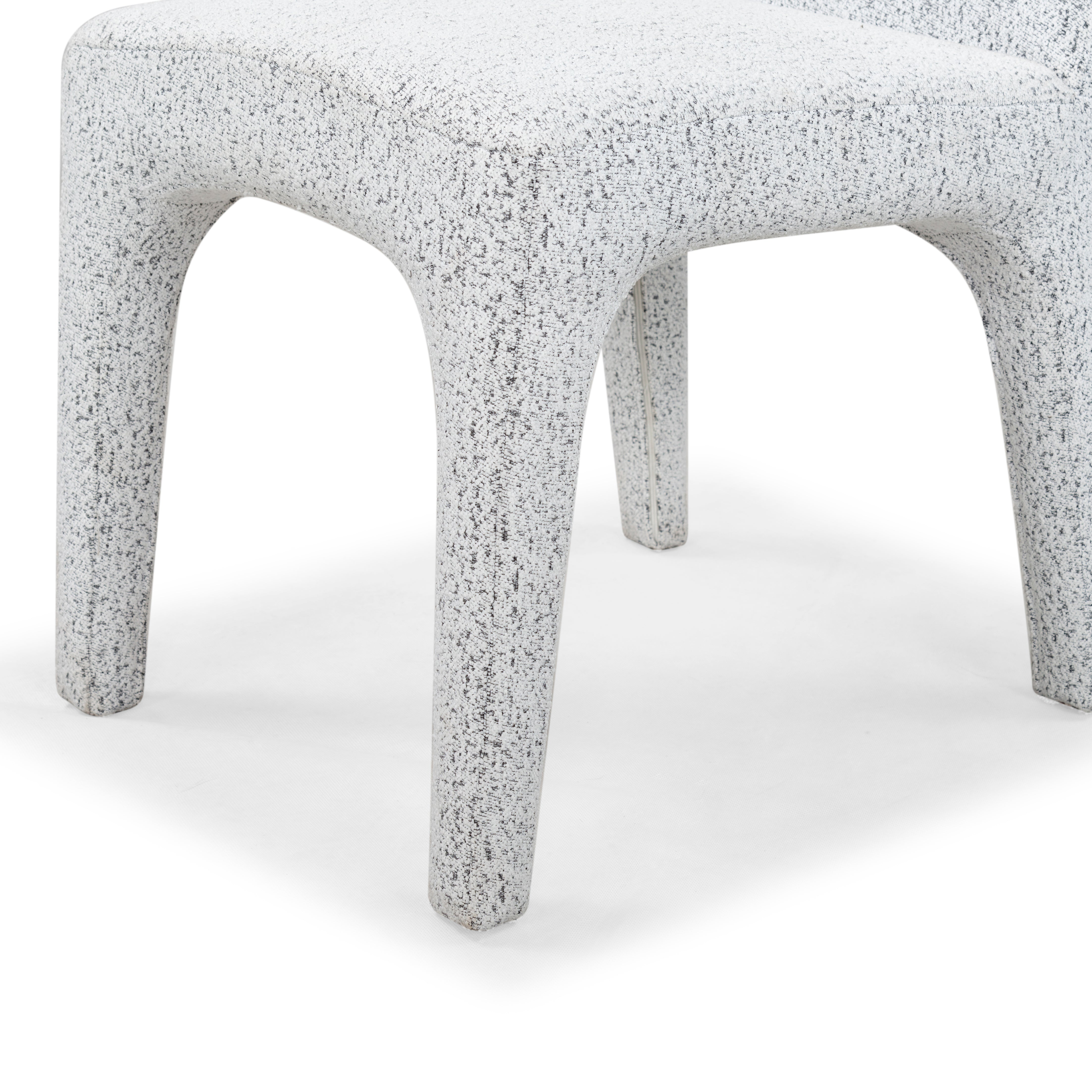 Safavieh Couture Maricelle Boucle Dining Chair, SFV6102 - White / Black