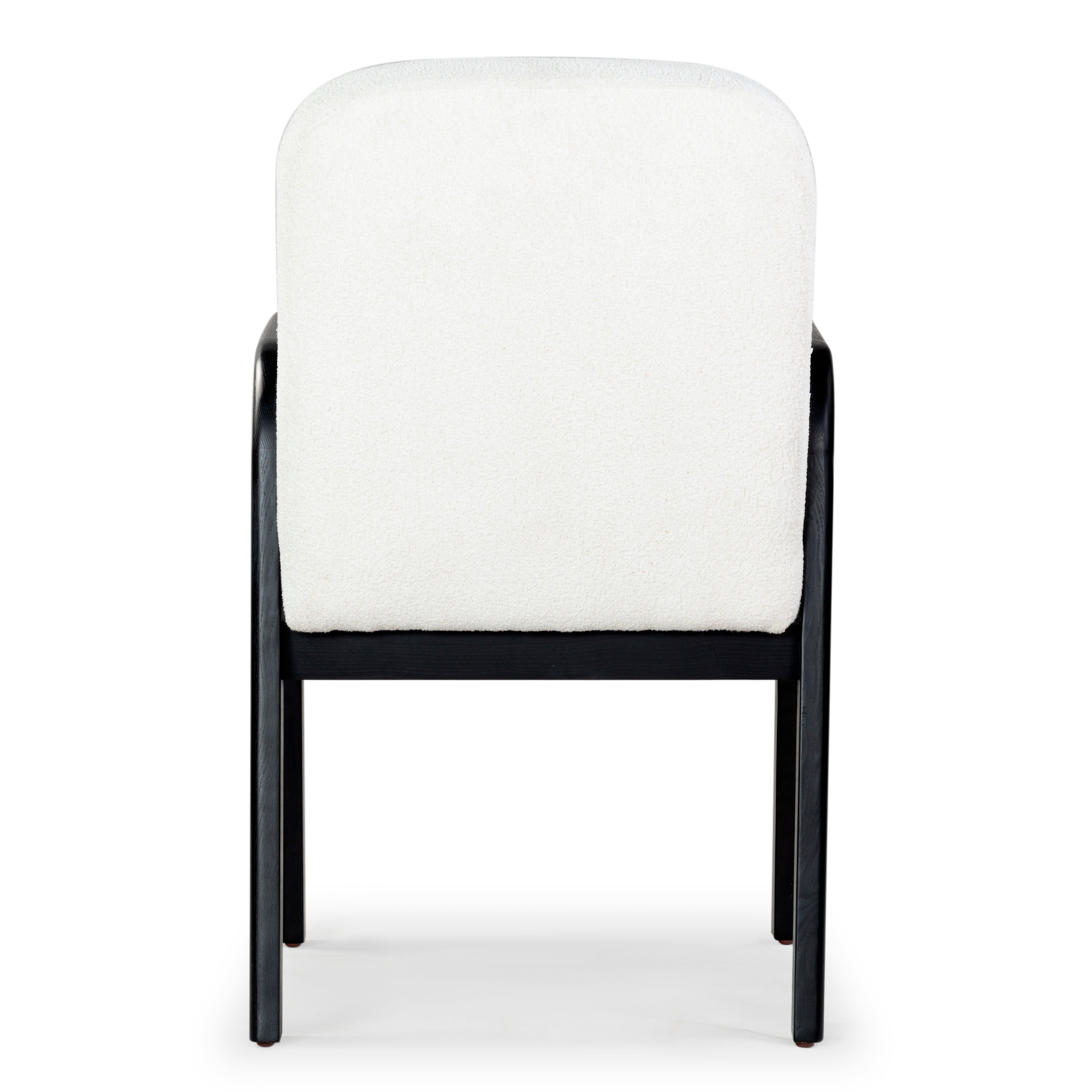 Safavieh Couture Roslina Boucle Dining Chair, SFV6105 - Ivory / Black