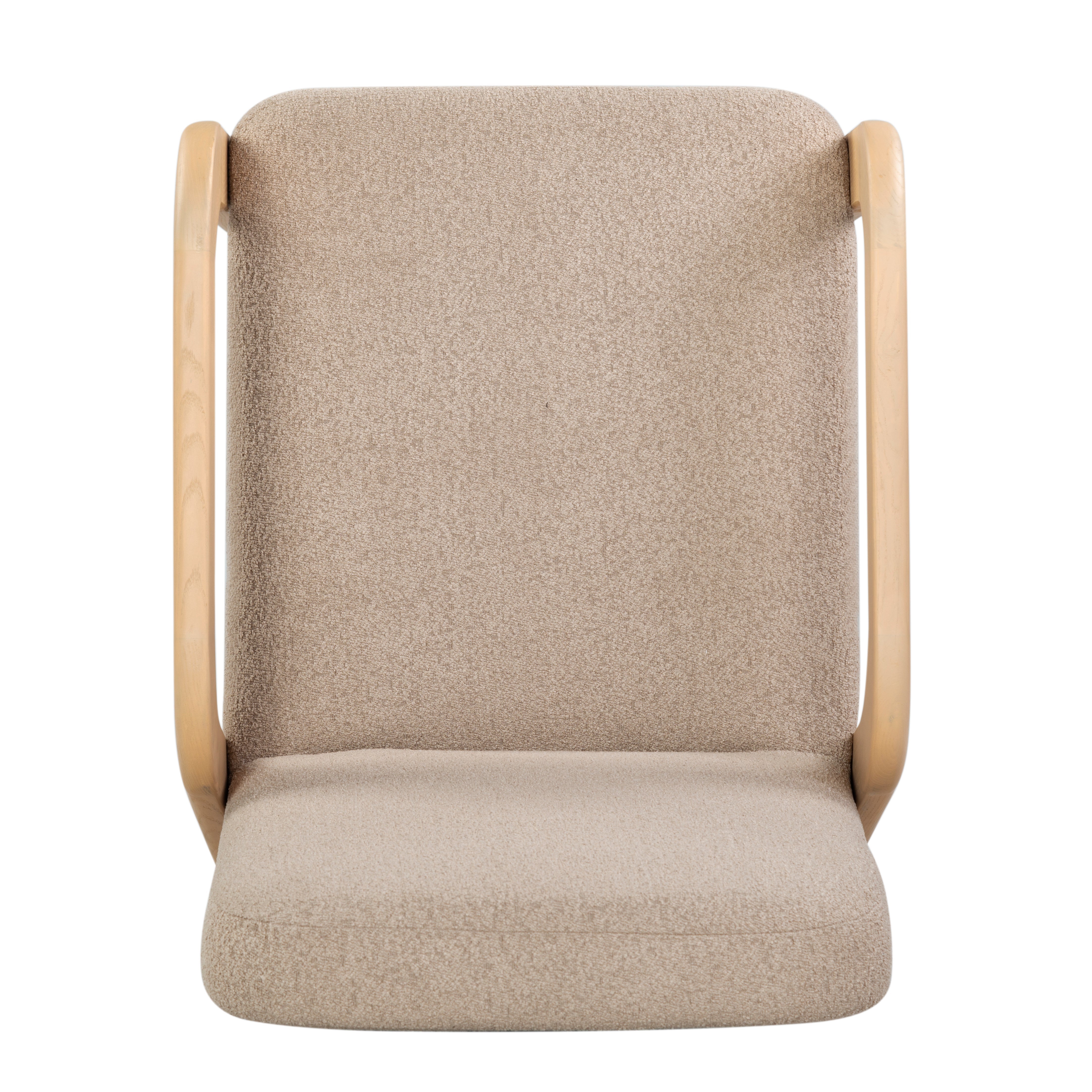 Safavieh Couture Roslina Boucle Dining Chair, SFV6105 - Light Brown / Natural