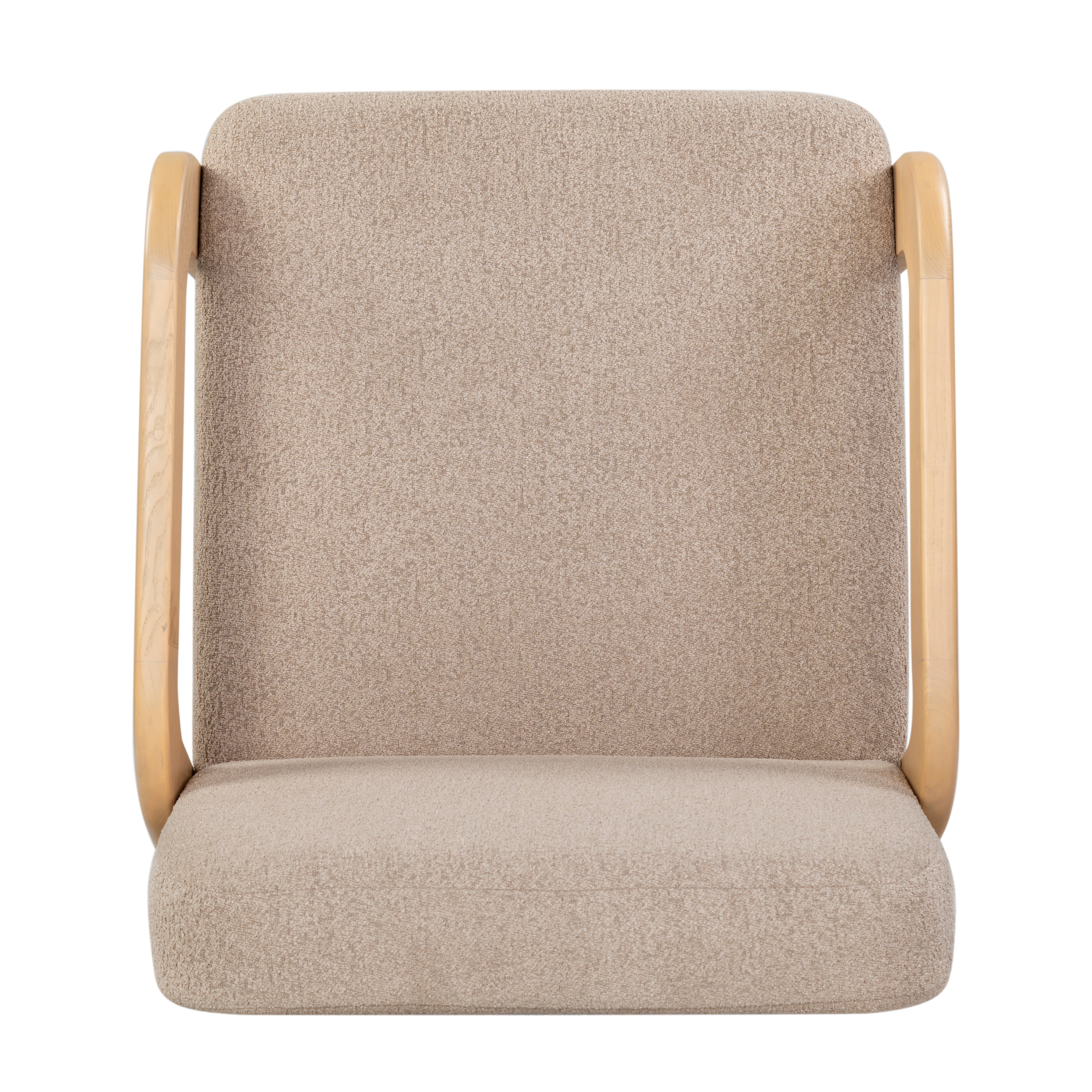 Safavieh Couture Roslina Boucle Accent Chair, SFV6106 - Light Brown / Natural