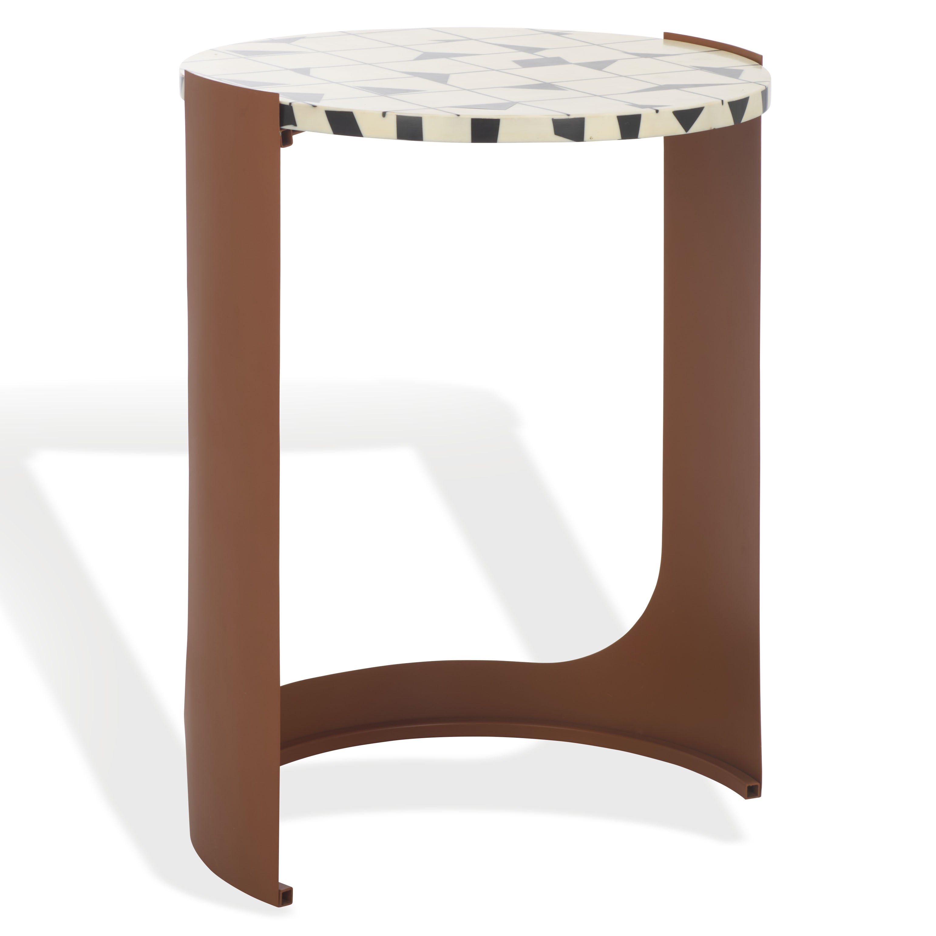 BROWN / WHITE