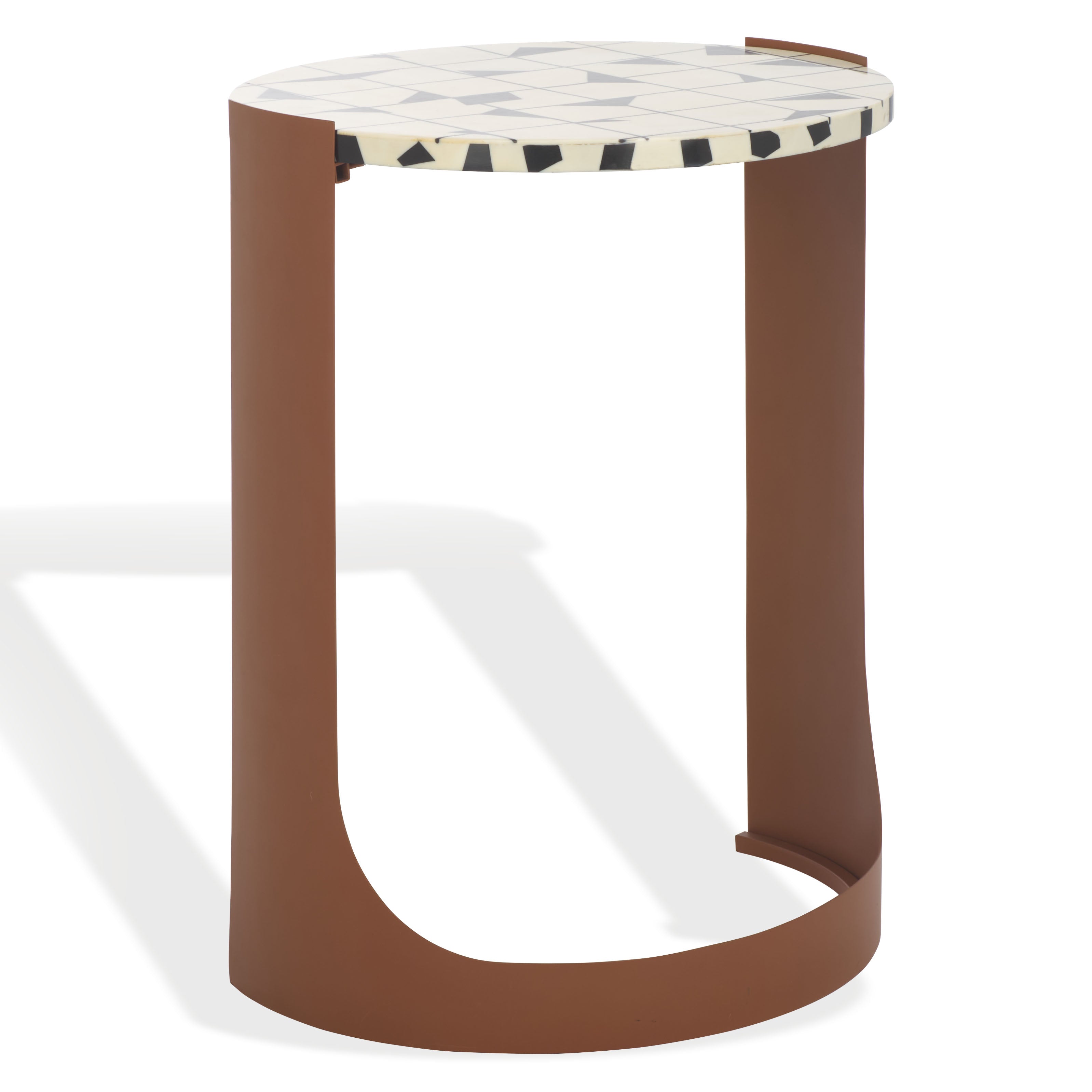 BROWN / WHITE