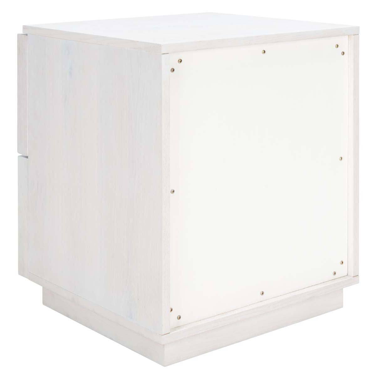 Zeus 2 Drawer Nightstand | Safavieh Couture - White Washed