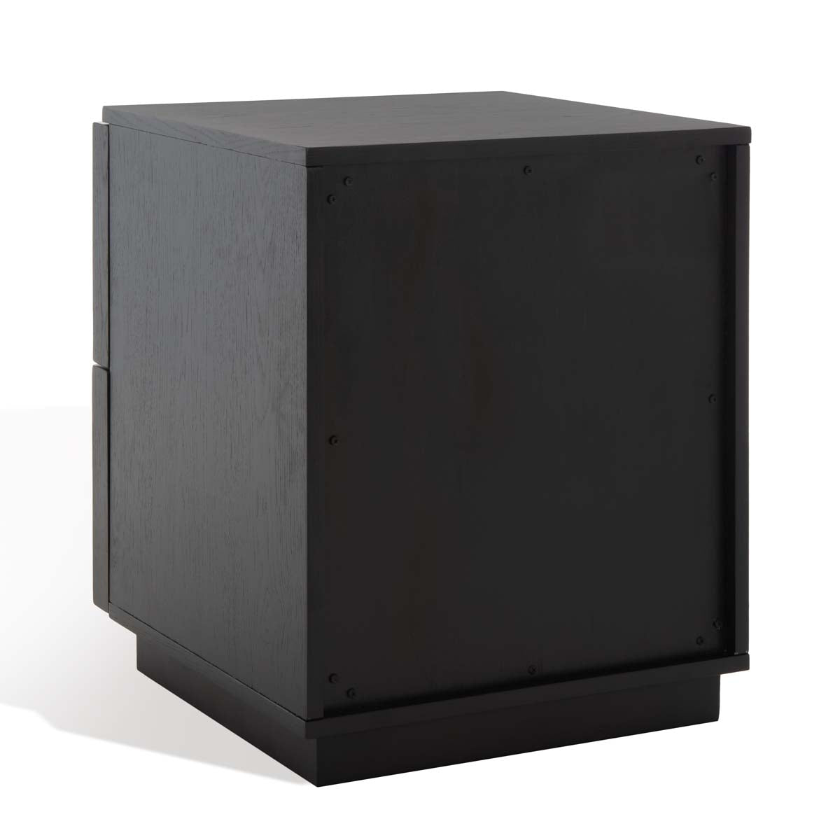 Zeus 2 Drawer Nightstand | Safavieh Couture - Black