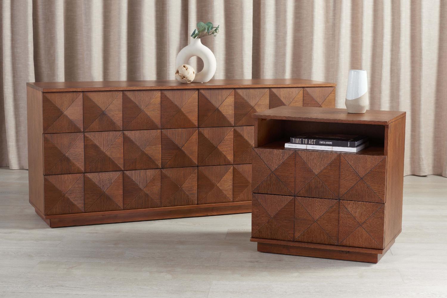 Patty 6 Drawer Dresser | Safavieh Couture - Light Acacia