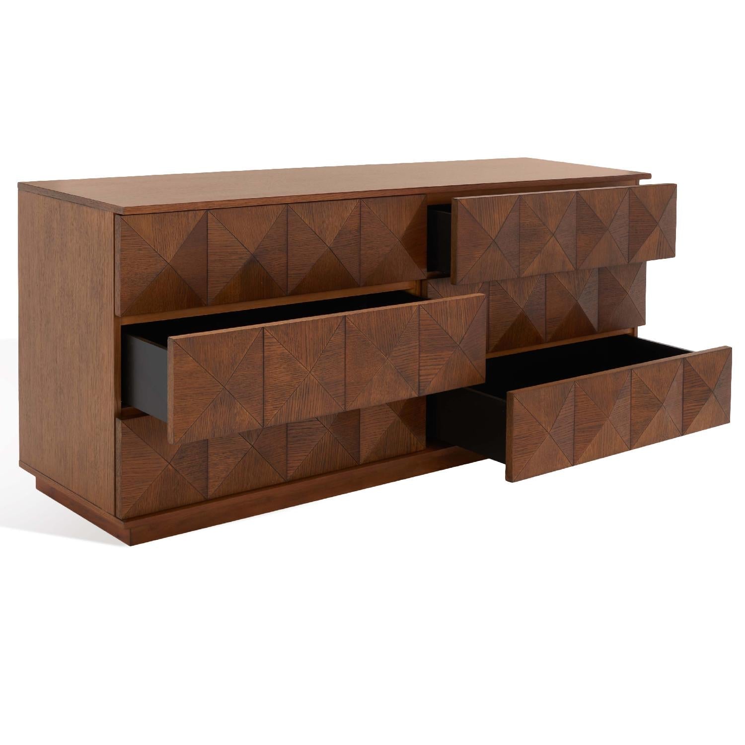 Patty 6 Drawer Dresser | Safavieh Couture - Light Acacia