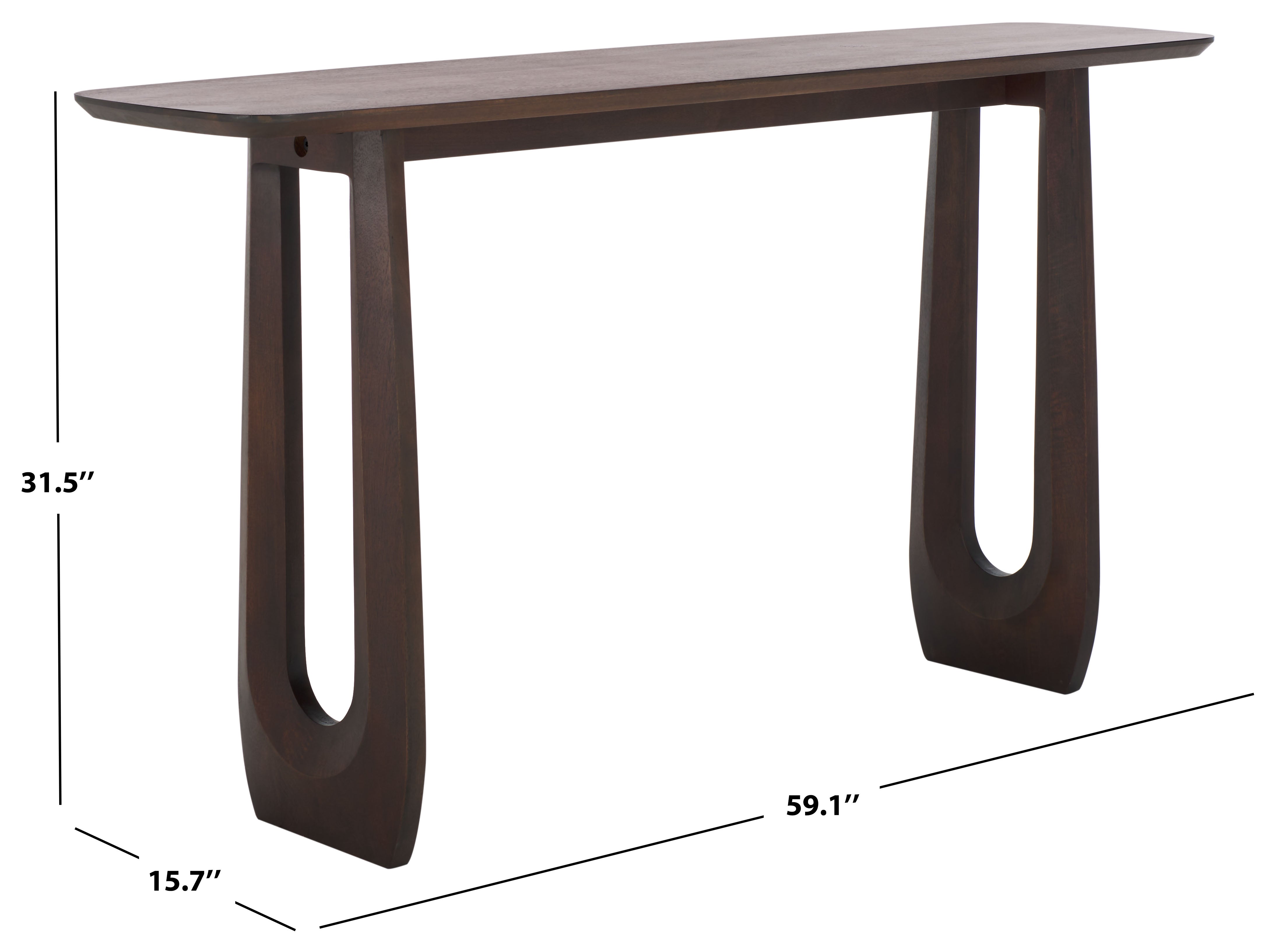 Safavieh Couture Cassiette Wood Console Table, SFV8304