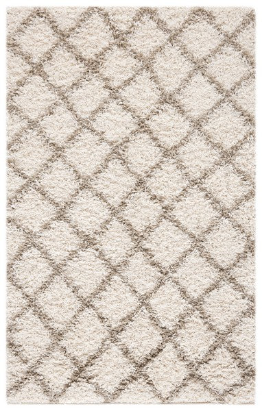 Dallas 258 Shag Rug | Safavieh - SGDS258 - Ivory / Beige