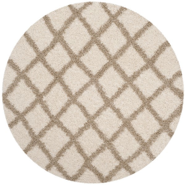 Dallas 258 Shag Rug | Safavieh - SGDS258 - Ivory / Beige