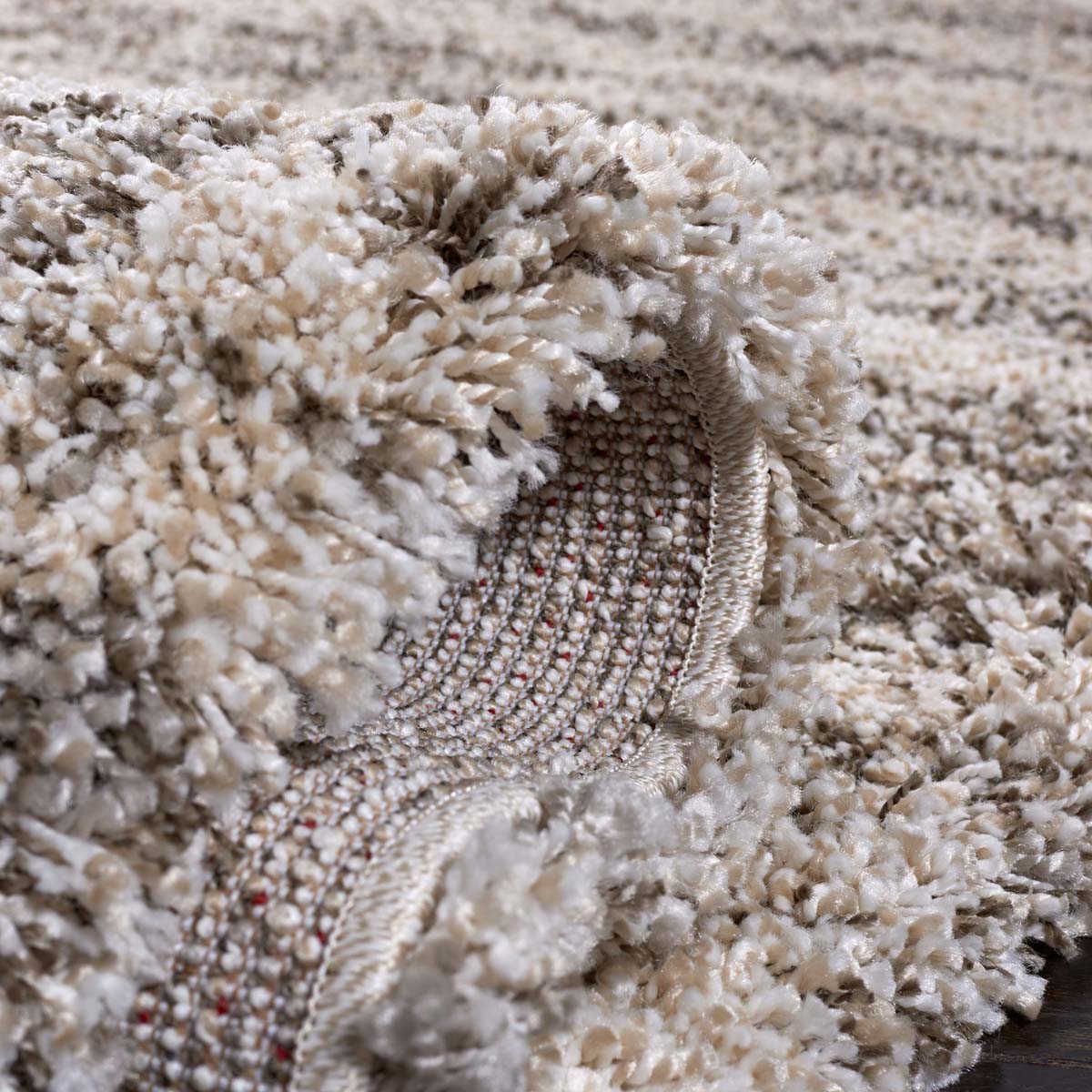 Safavieh Hudson Shag 206 Rug, SGH206 - Ivory / Grey