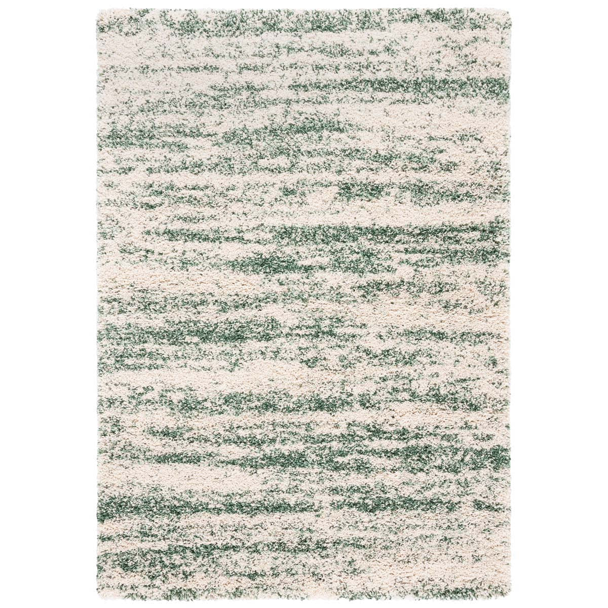 Safavieh Hudson Shag 206 Rug, SGH206 - Ivory / Green