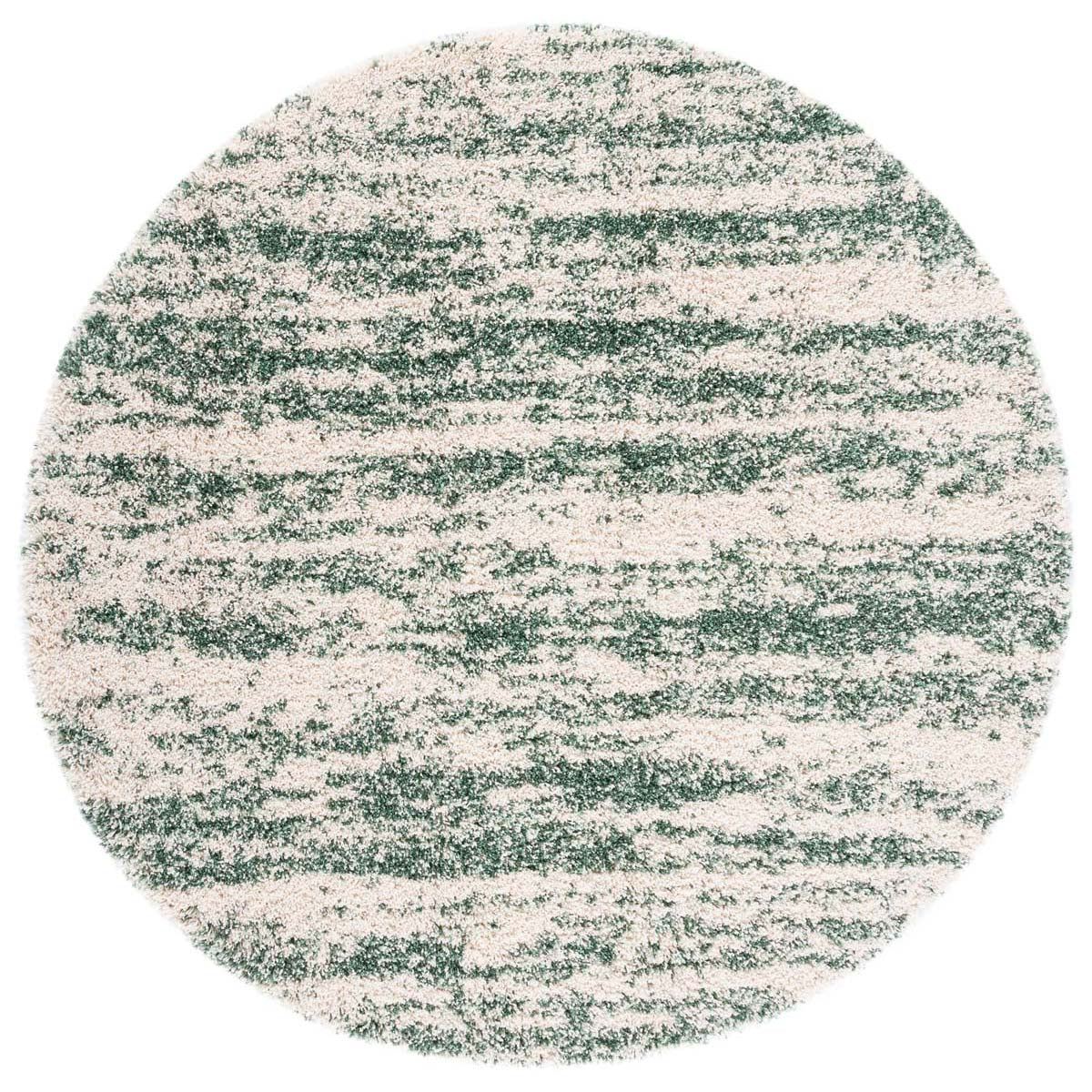 Safavieh Hudson Shag 206 Rug, SGH206 - Ivory / Green