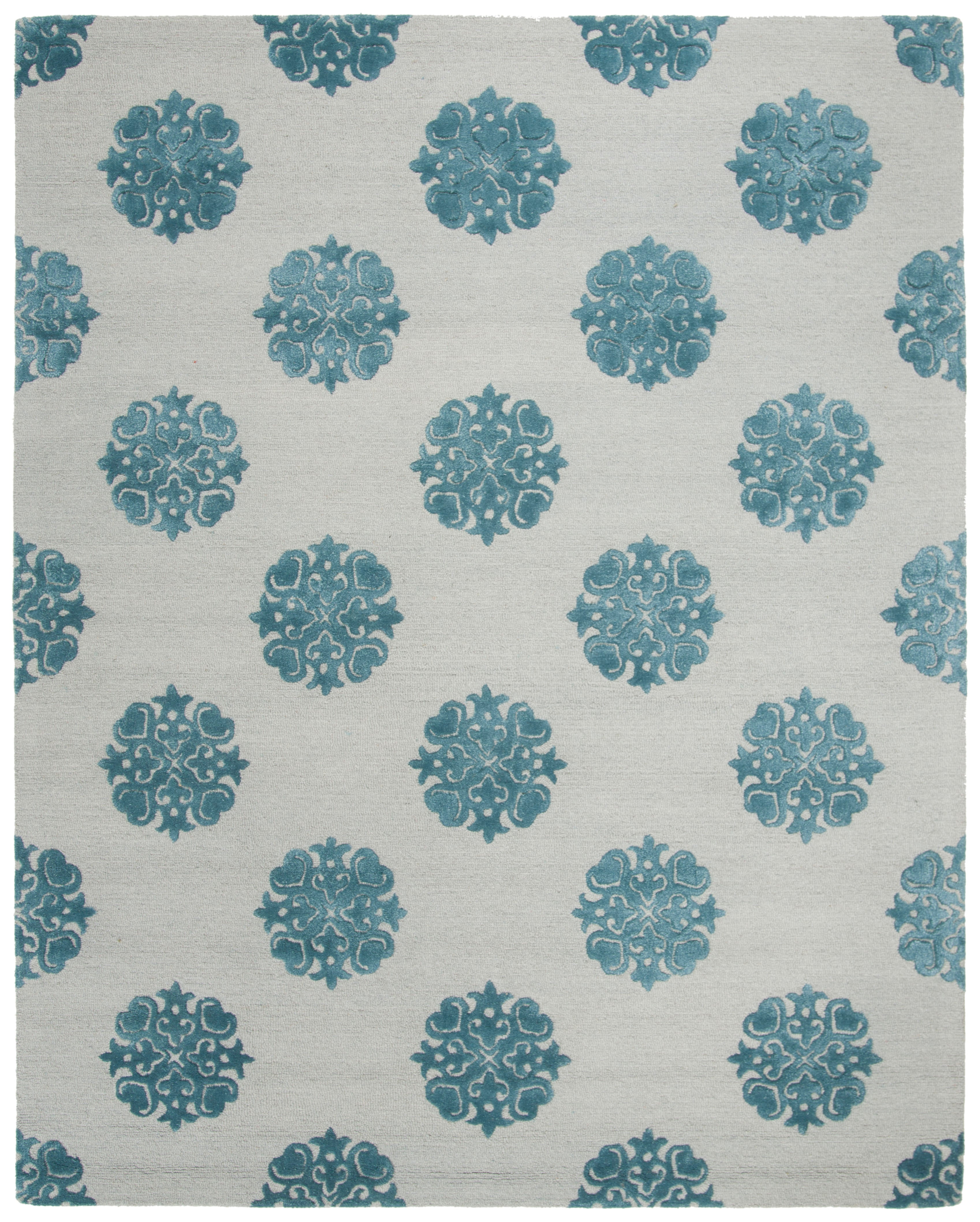 Ivory / Light Blue