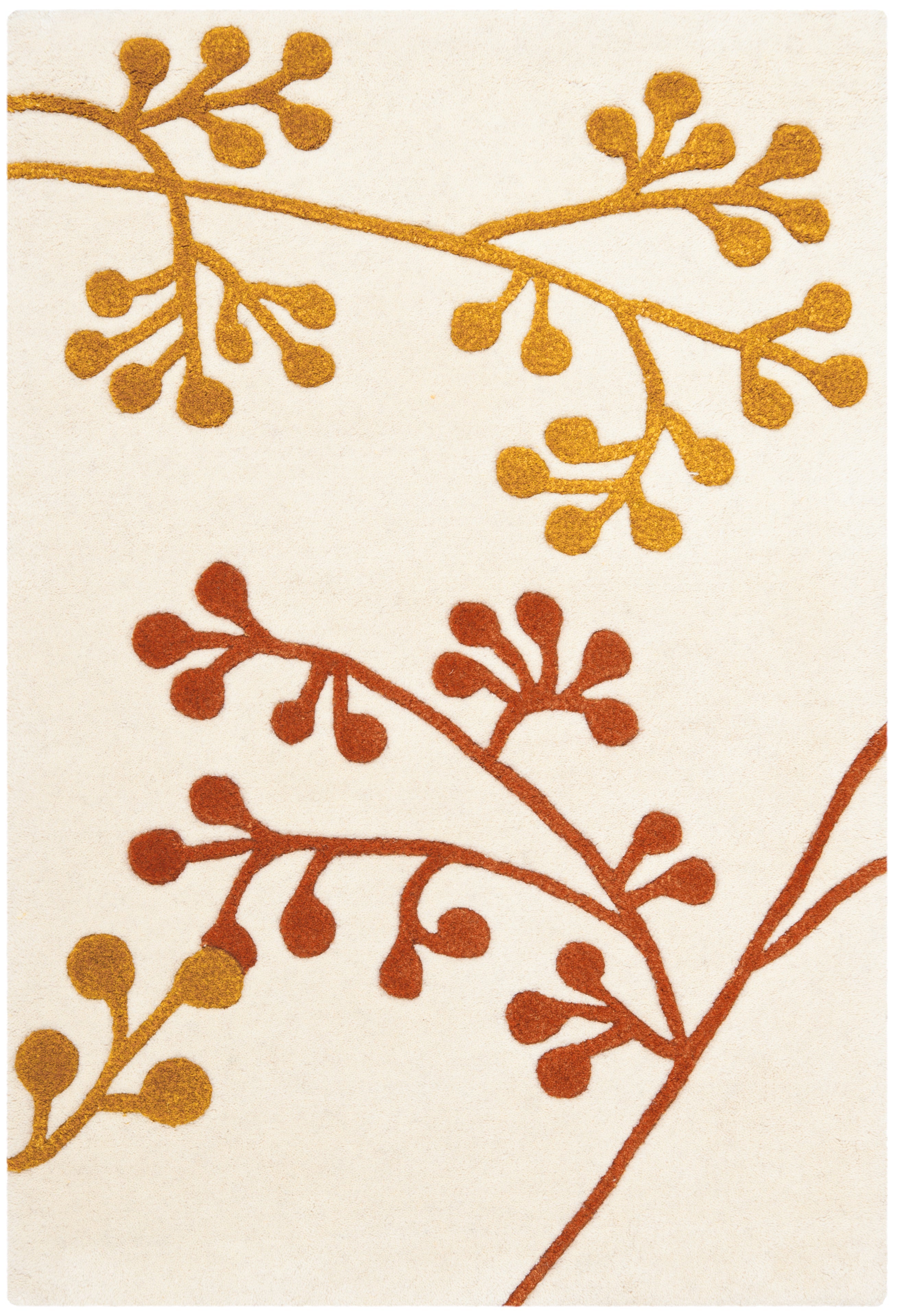 Ivory / Orange