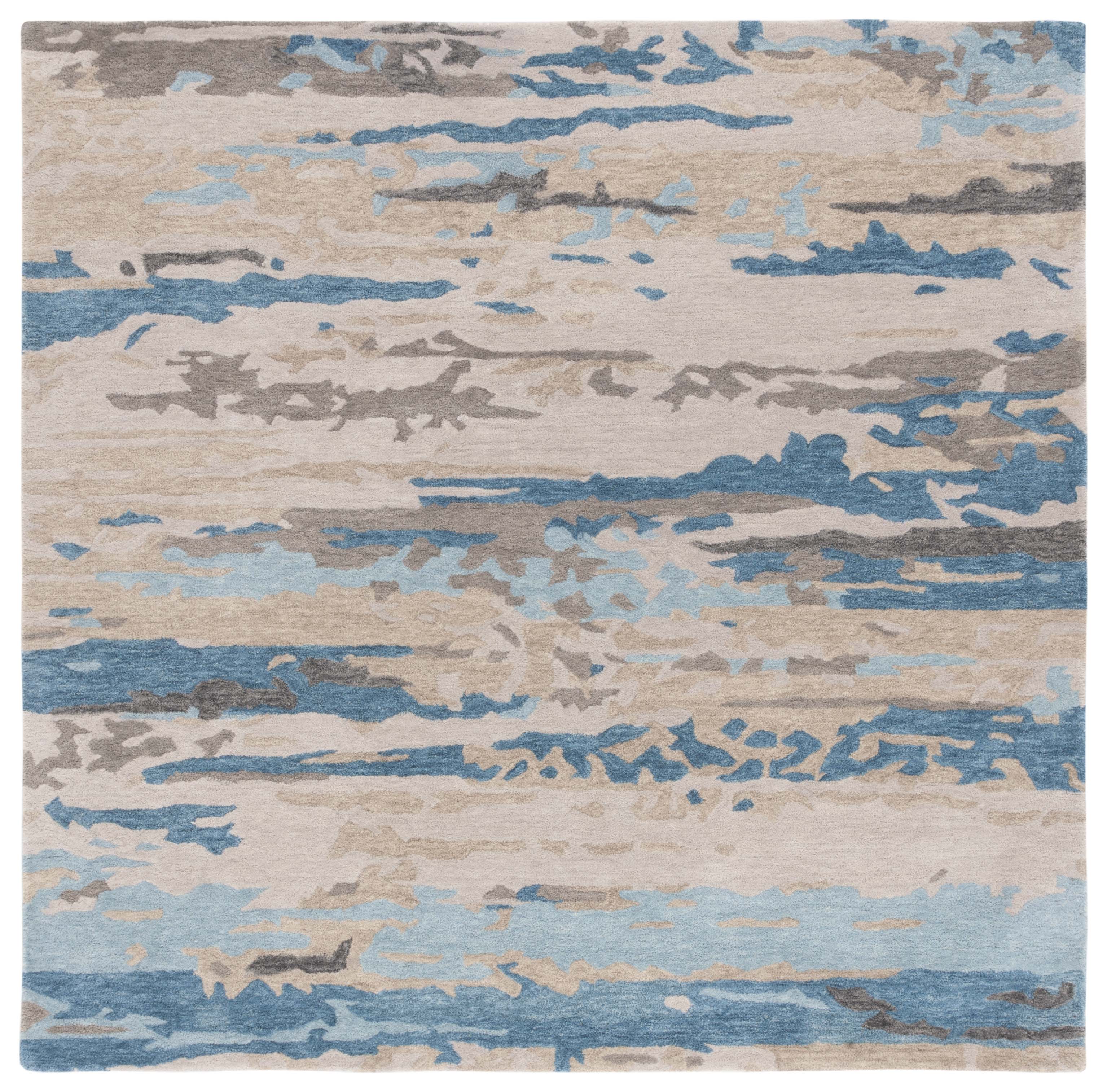 Beige / Blue