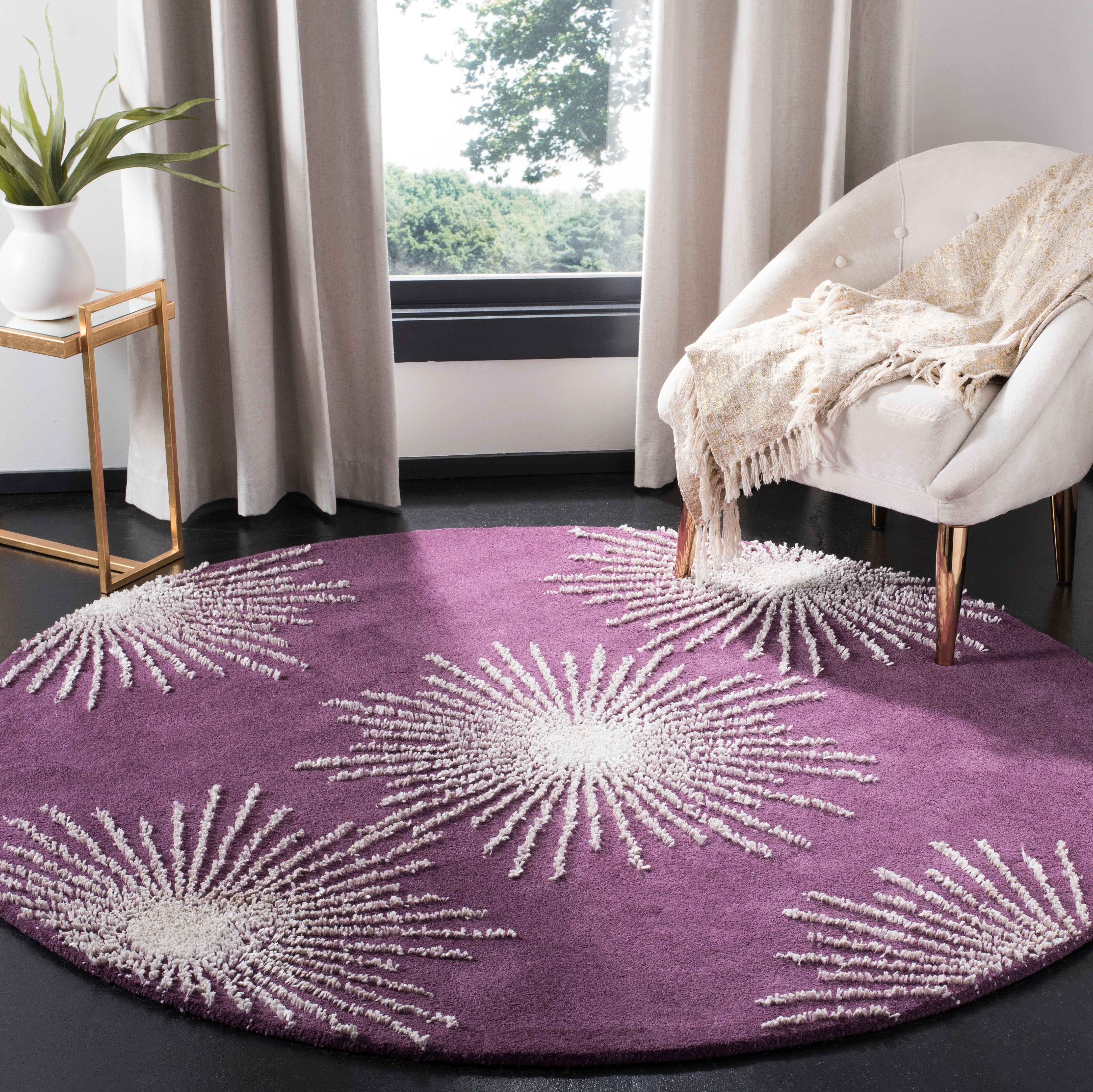 Purple / Ivory