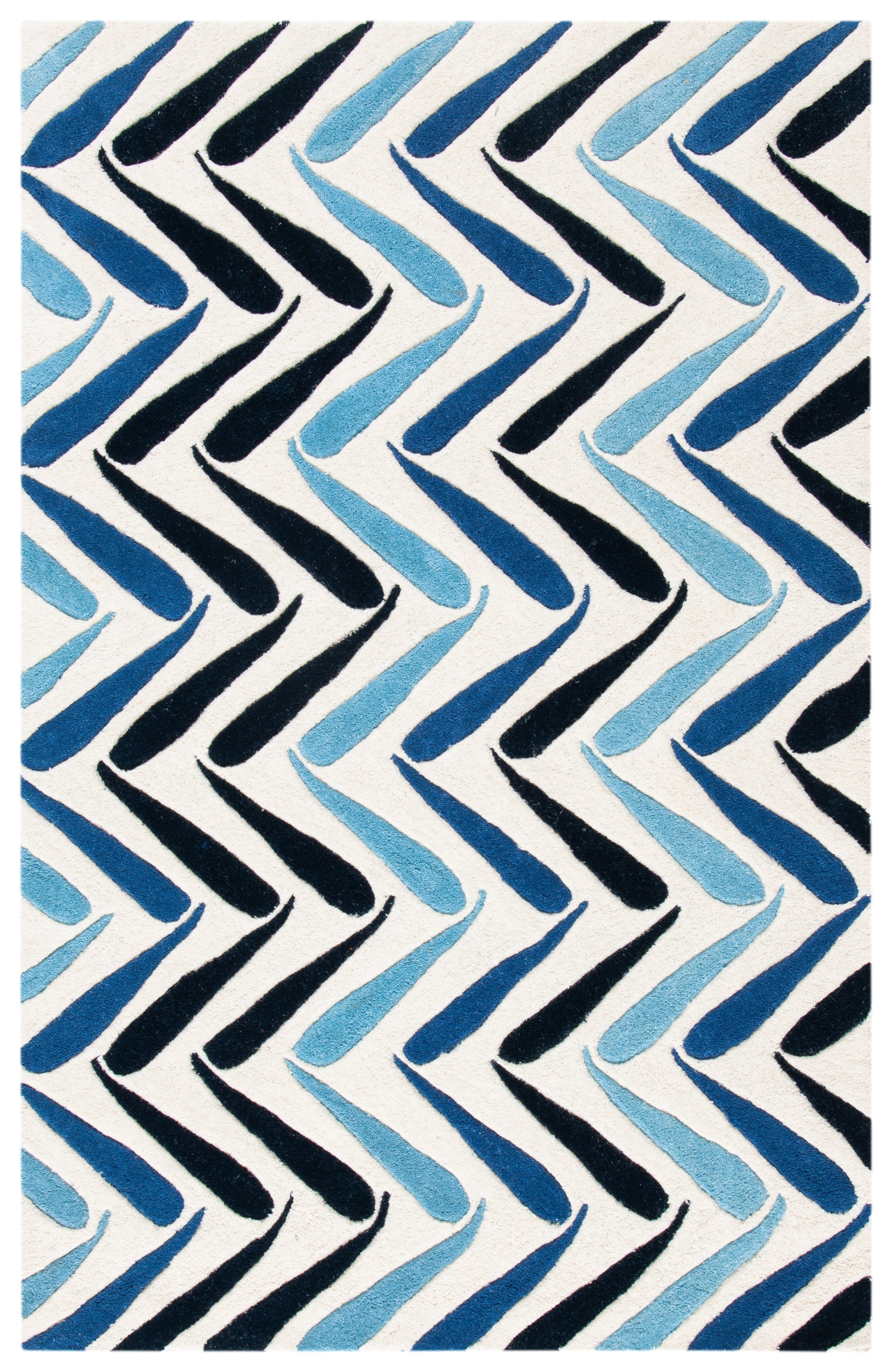 Ivory / Blue
