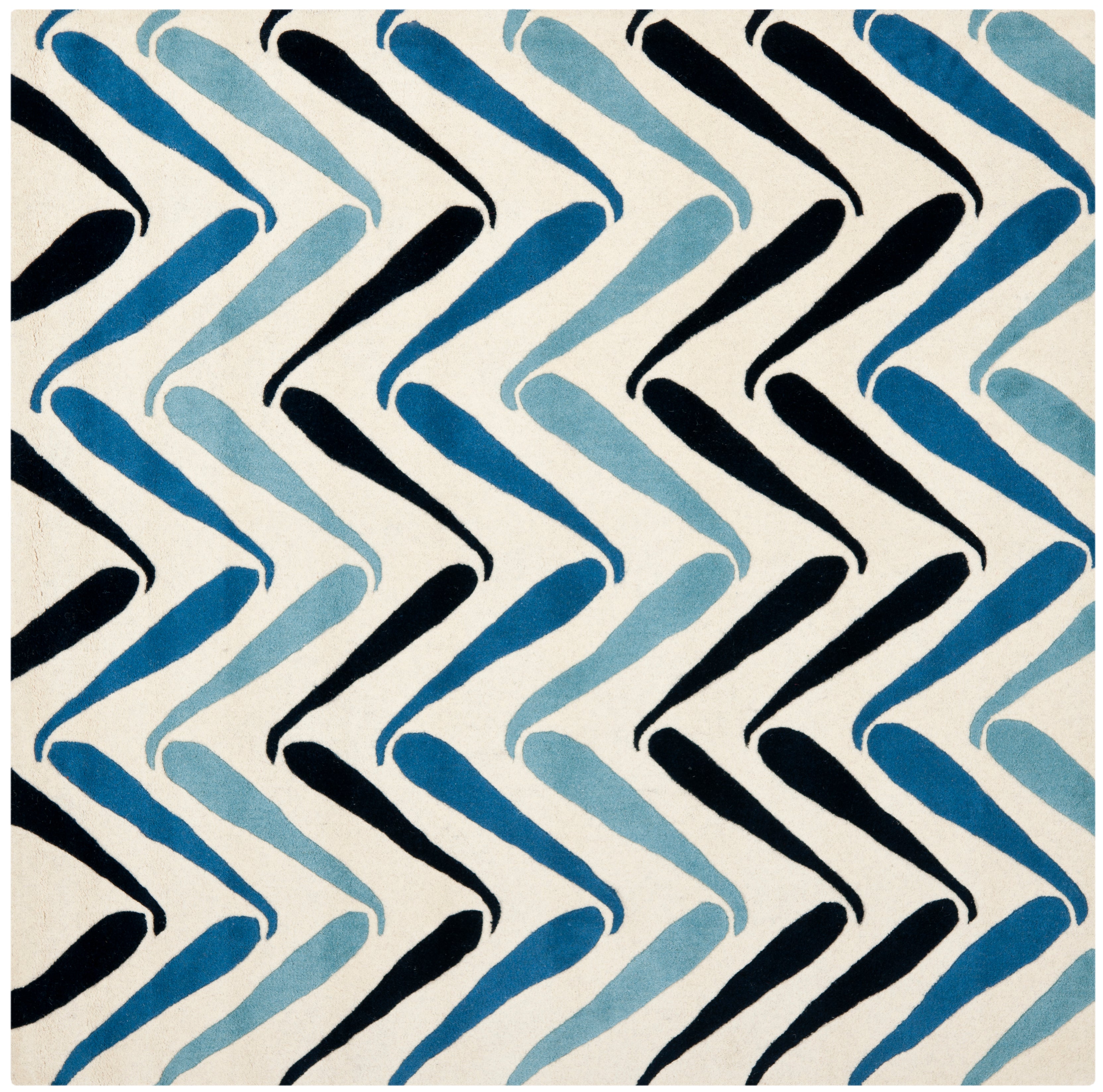 Ivory / Blue