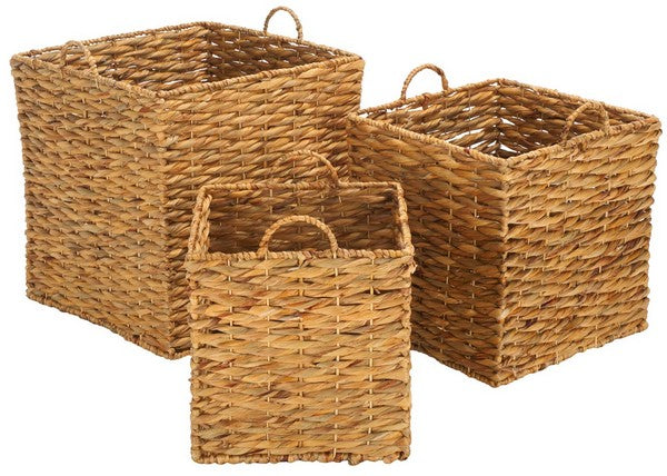 Howell (Set of 3) Baskets, STG1808 | Safavieh - Natural