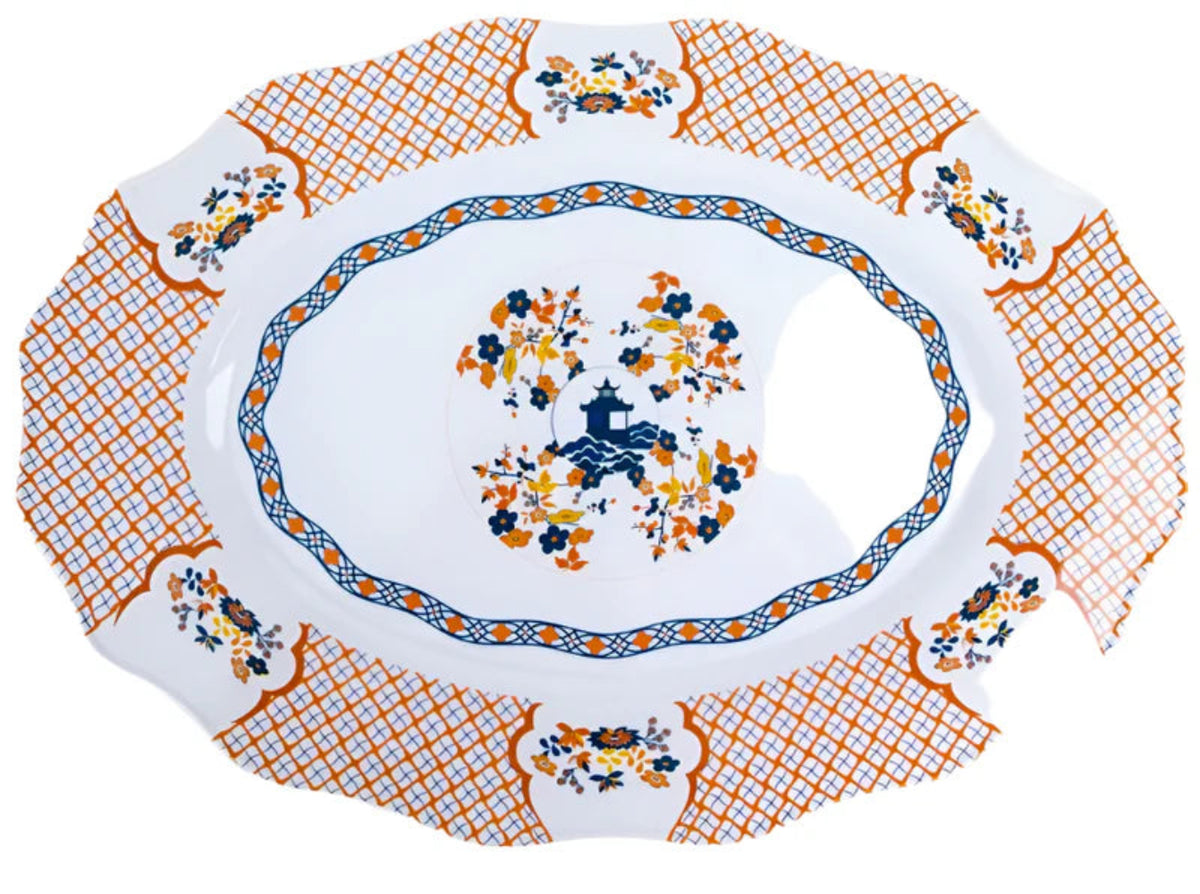 Blooming Sunset Melamine Serving Set